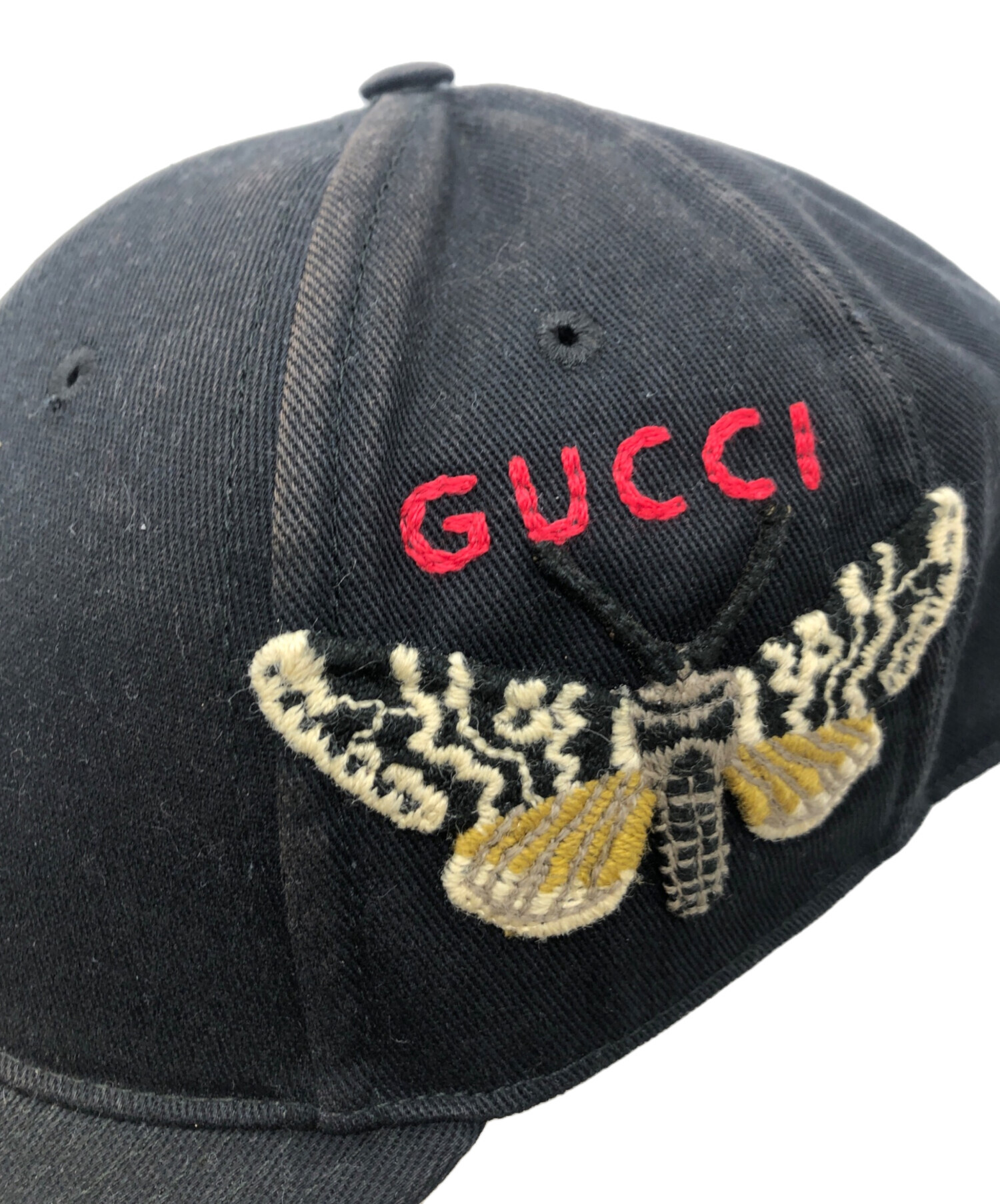 【新品未使用】GUCCI キャップ 中古・古着通販】GUCCI (グッチ) 6パネル蜂ベースボールキャップ