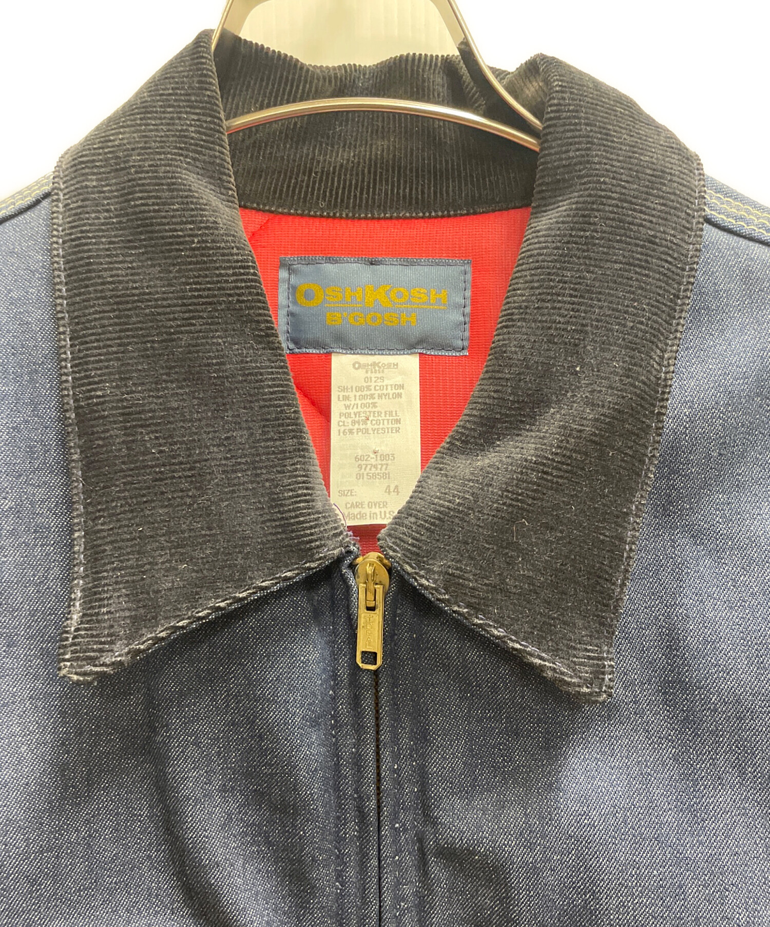 OSH KOSH デニムワークジャケット 中古・古着通販】OSH KOSH (オシュコシュ) デニムワークジャケット