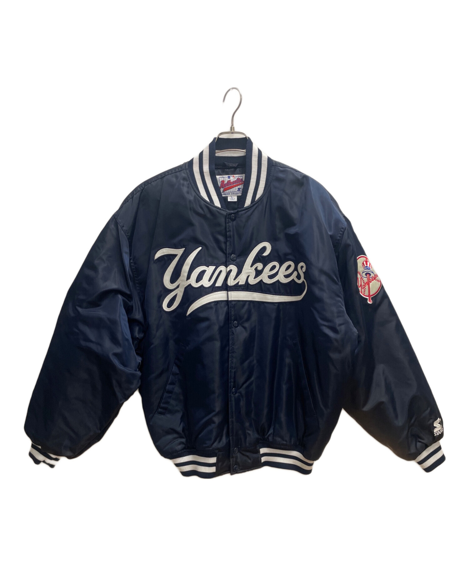 中古・古着通販】STARTER (スターター) スタジャン ネイビー サイズ:L