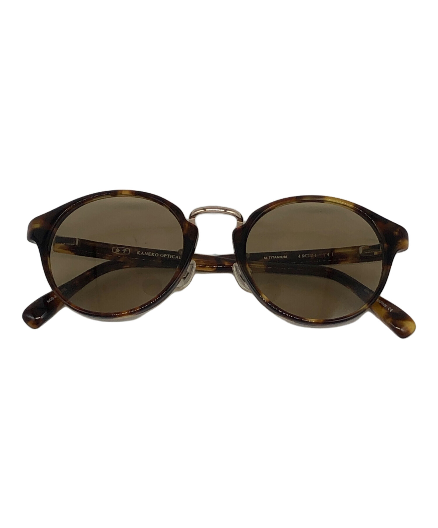 専用 金子眼鏡 サングラス 49□21-141 金子眼鏡☆サングラス ボストン