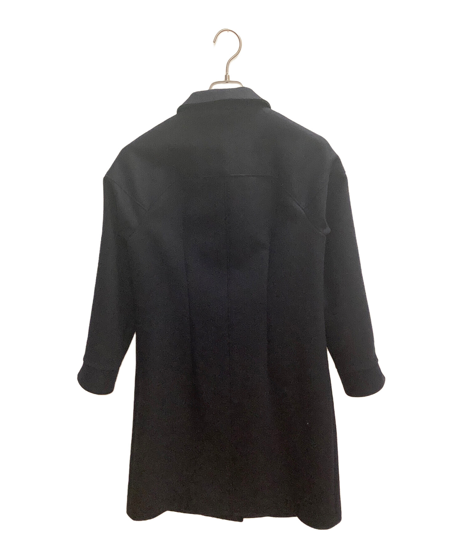 semoh コート 中古・古着通販】semoh (セモー) シングルコート ネイビー サイズ:SIZE