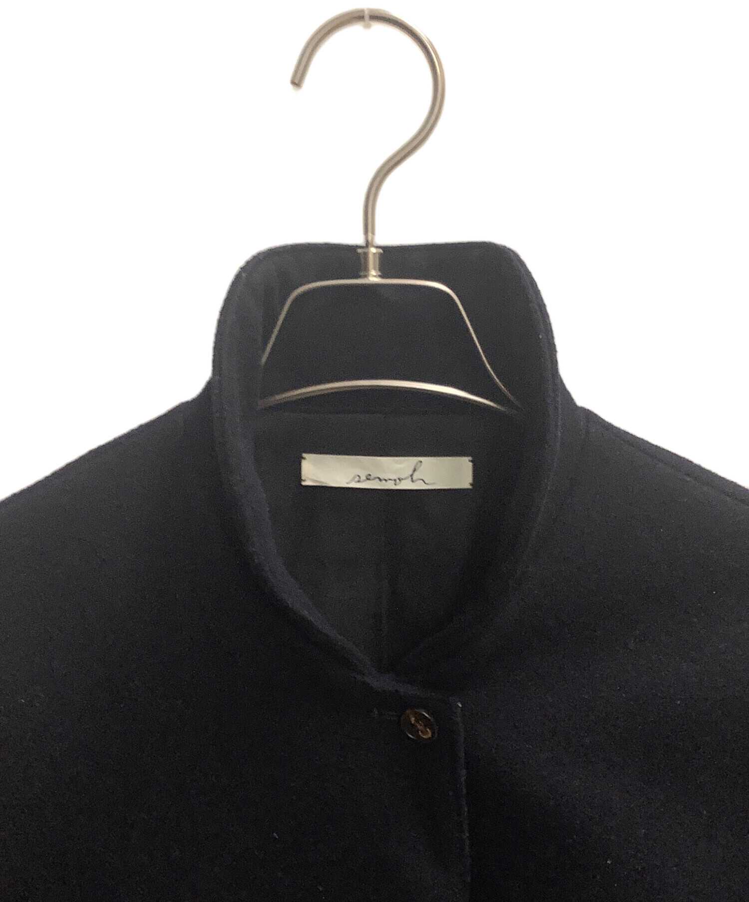 中古・古着通販】semoh (セモー) シングルコート ネイビー サイズ:SIZE
