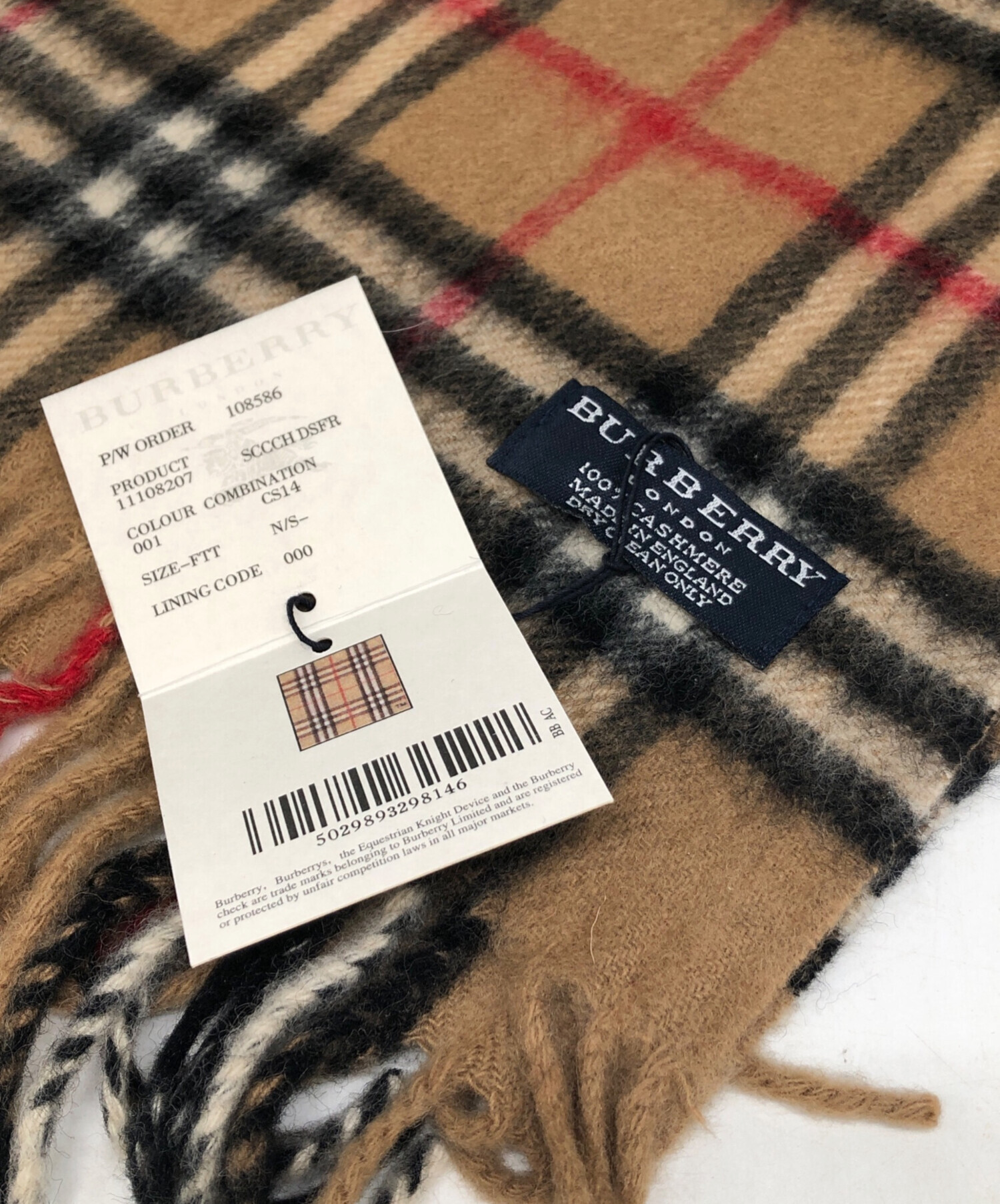 中古・古着通販】BURBERRY LONDON (バーバリーロンドン) マフラー