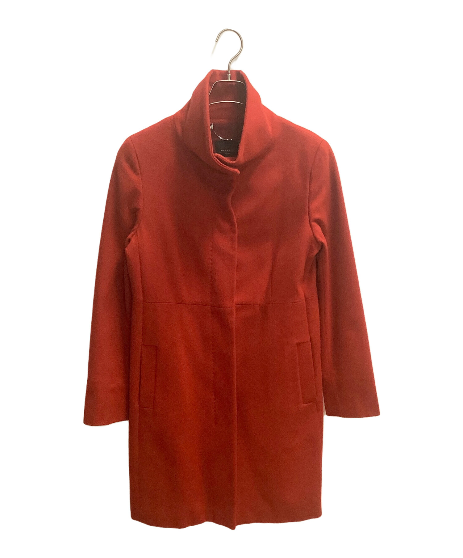 Max Mara マックスマーラ カジュアルシャツ XS 赤 【古着】【中古】【送料無料】 Max Mara（マックスマーラ） 長袖 セーター M オレンジ ニット ハーフ