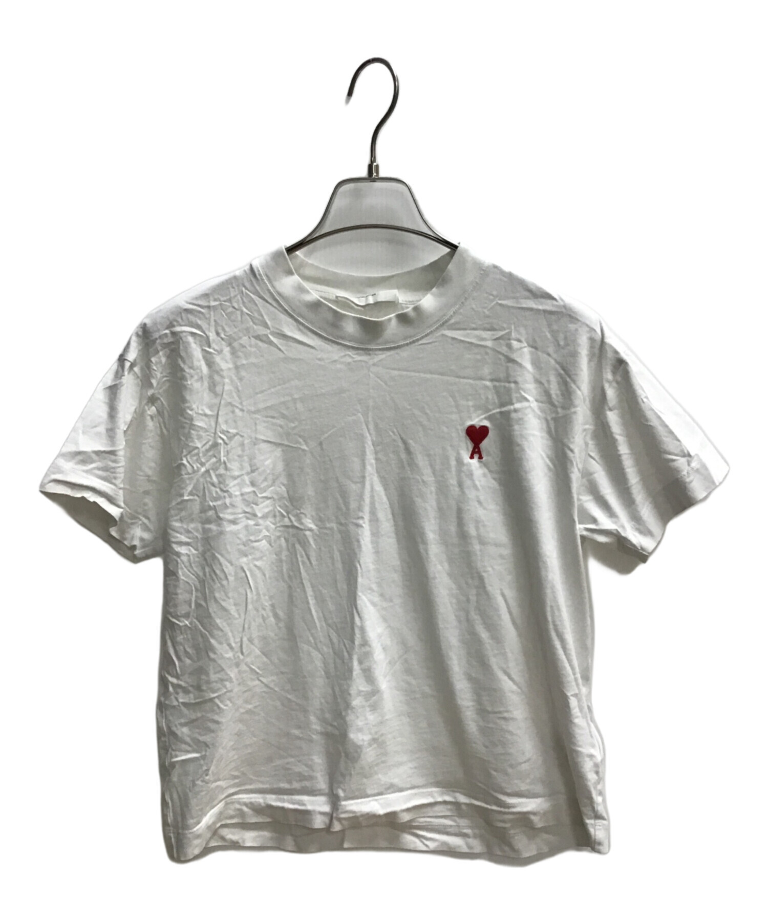 中古・古着通販】ami (アミ) ロゴTシャツ ホワイト サイズ:S｜ブランド 