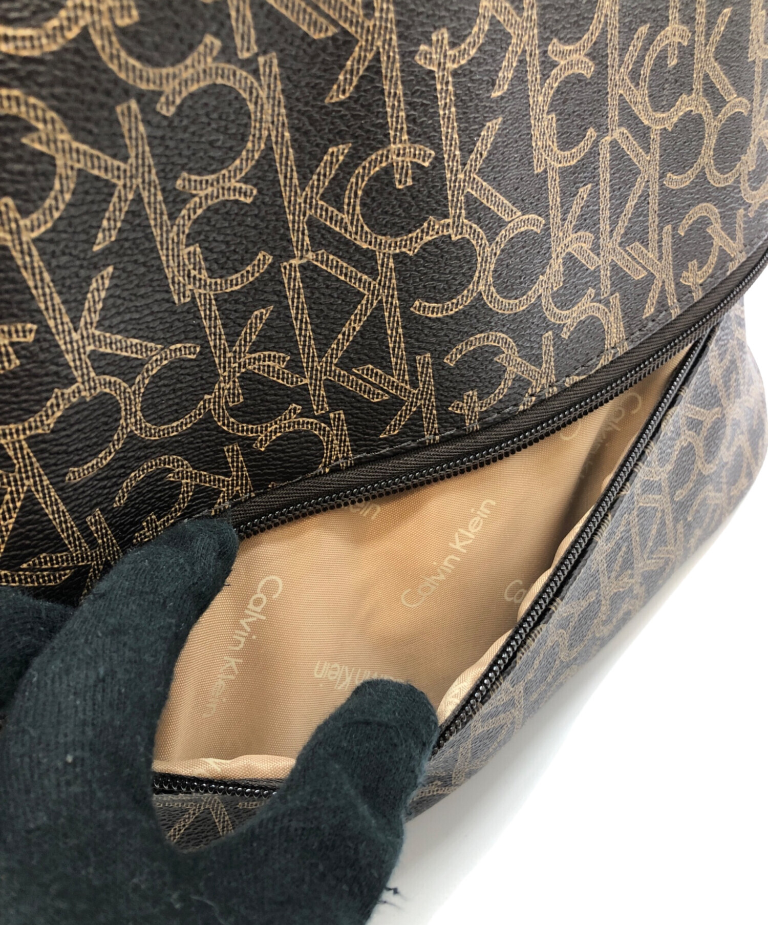 中古・古着通販】Calvin Klein (カルバンクライン) リュック ブラウン 