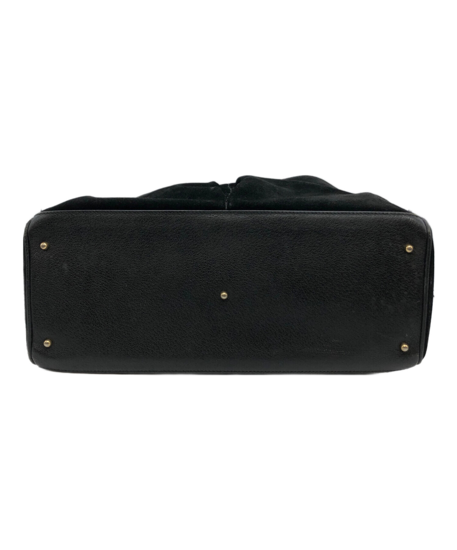 GUCCI バンブーライン　スウェード 中古・古着通販】GUCCI (グッチ) バンブー スエード バッグ