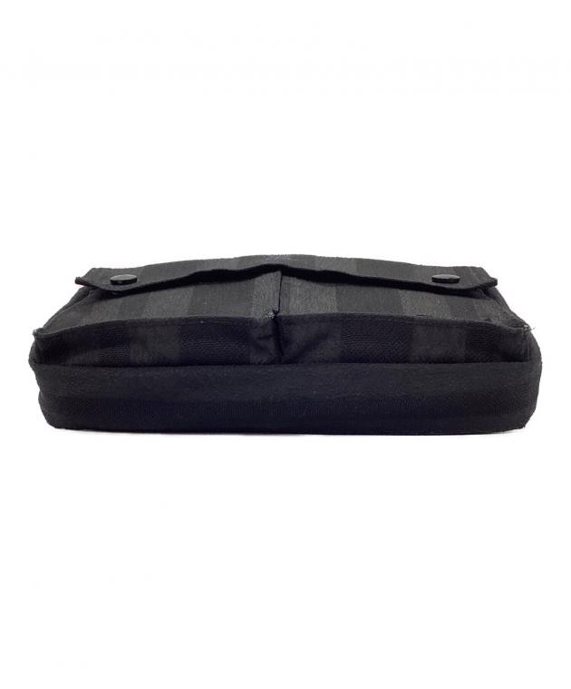 中古・古着通販】PORTER (ポーター) WAIST BAG ブラック×グレー