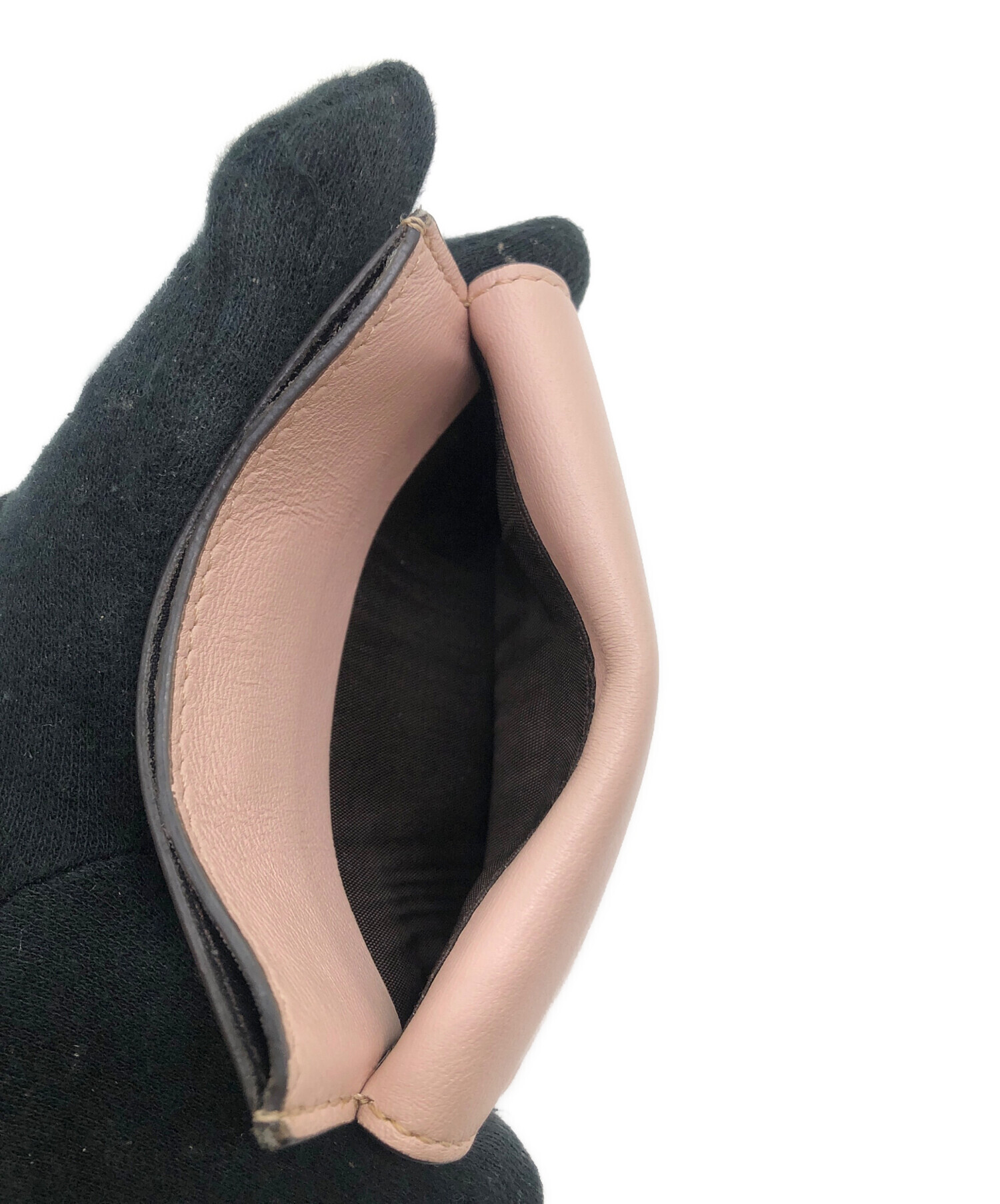 中古・古着通販】FENDI (フェンディ) バゲット カードケース ピンク