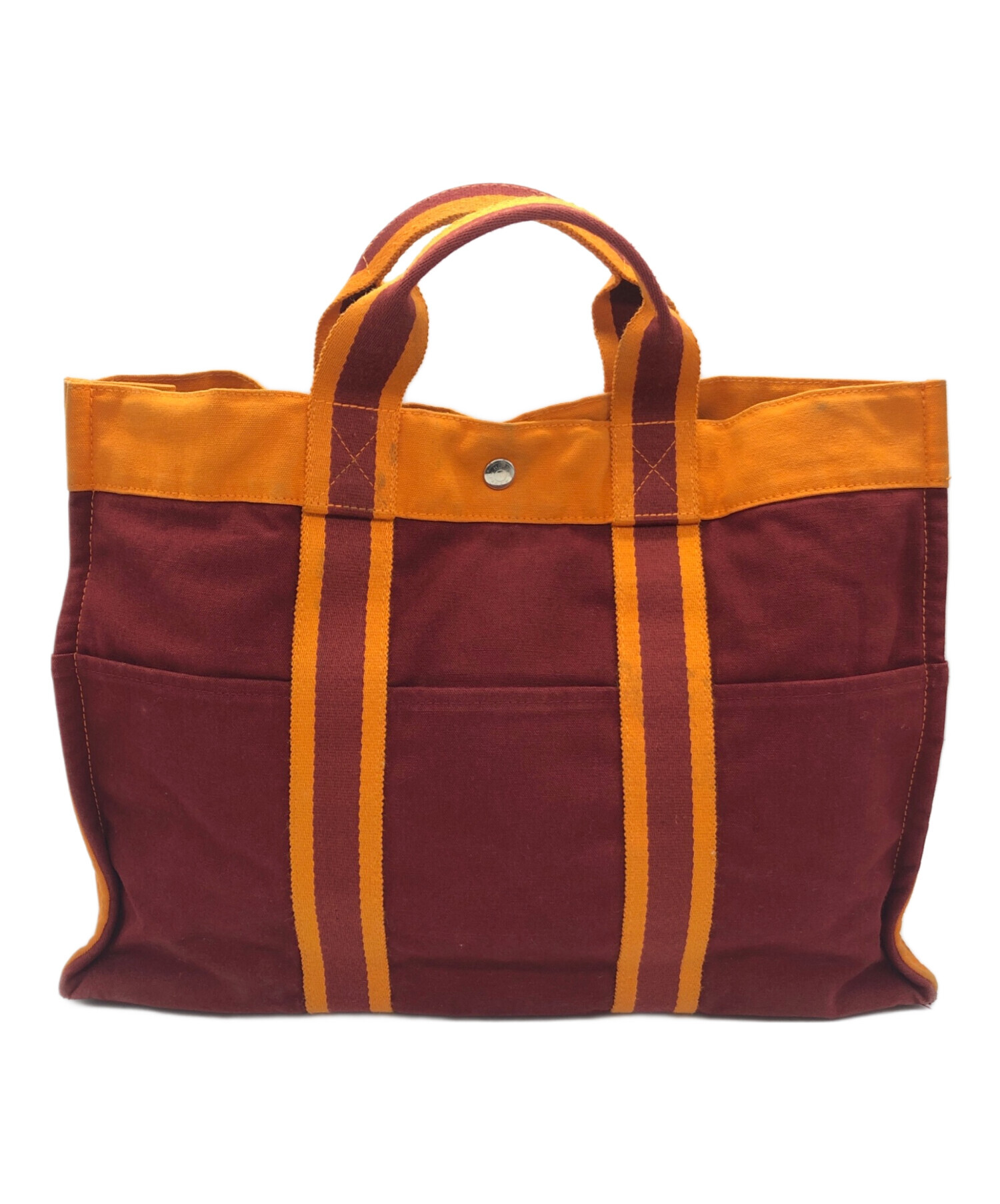 中古・古着通販】HERMES (エルメス) フールトゥMM オレンジ×ブラウン 
