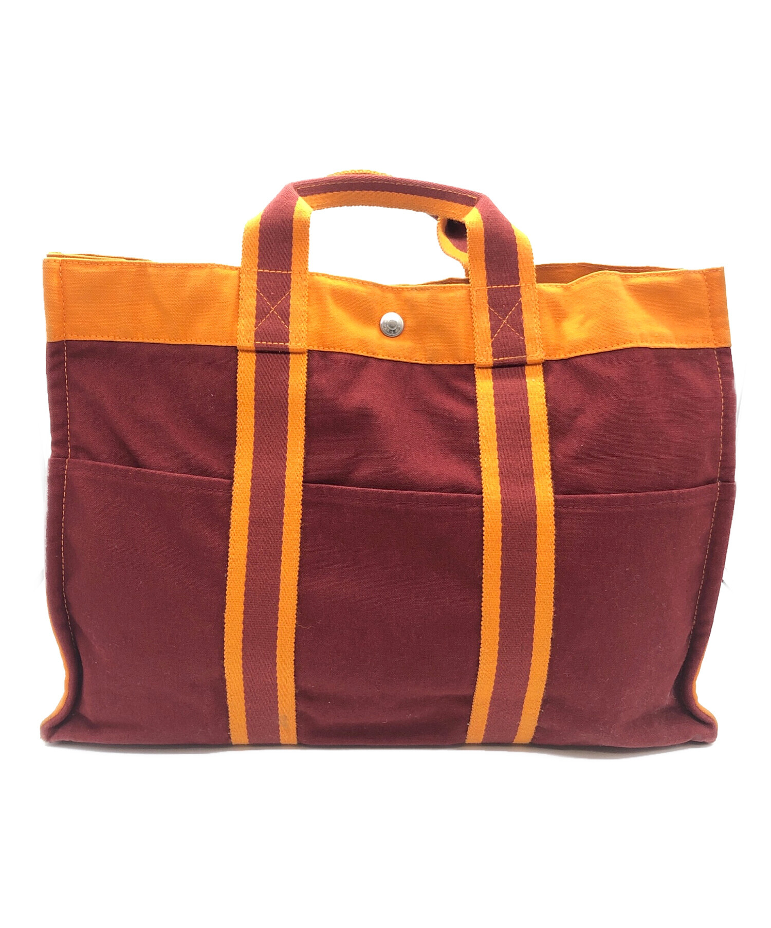 中古・古着通販】HERMES (エルメス) フールトゥMM オレンジ×ブラウン 