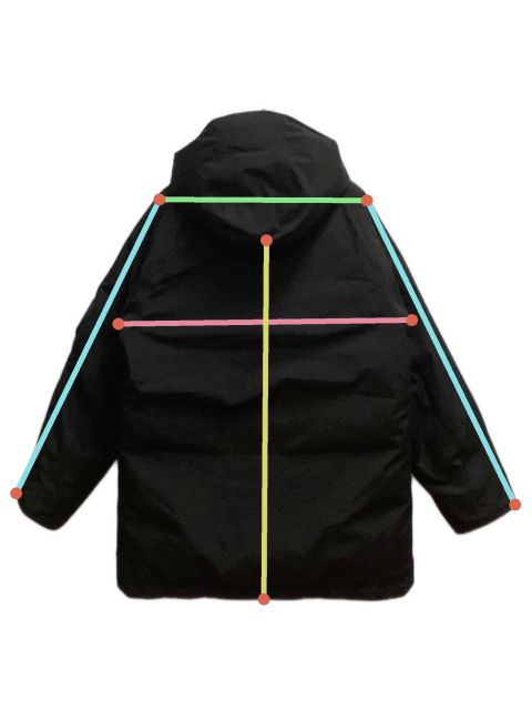 中古・古着通販】nanamica (ナナミカ) GORE-TEX Down Coat ブラック