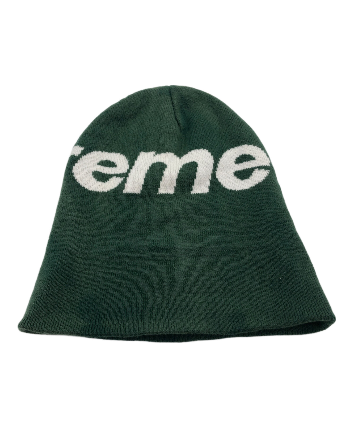 中古・古着通販】Supreme (シュプリーム) Big Logo Beanie グリーン