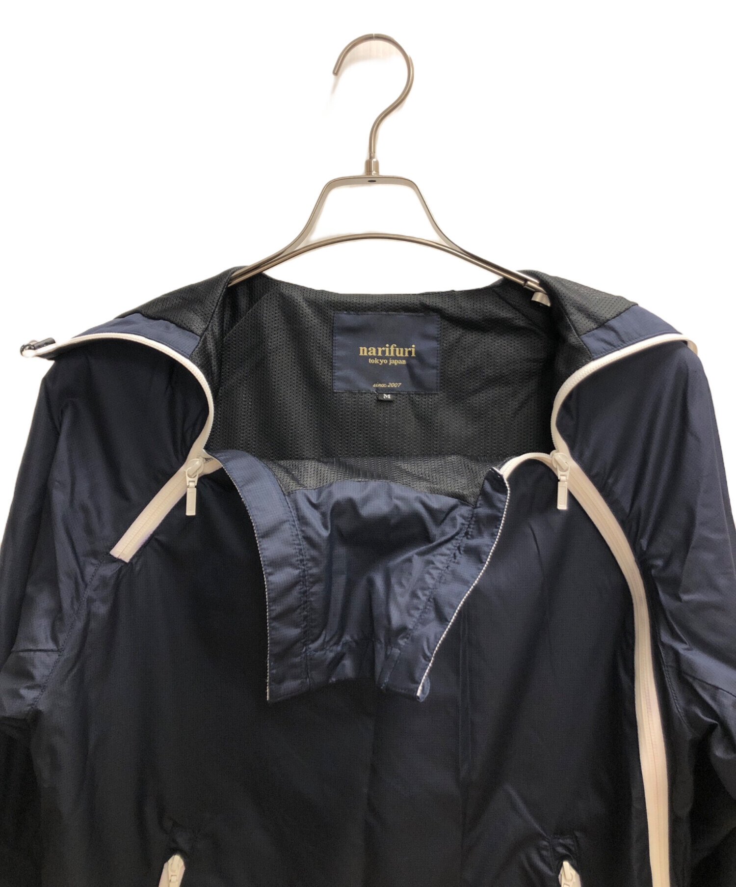中古・古着通販】narifuri (ナリフリ) プルブレーカー ネイビー サイズ