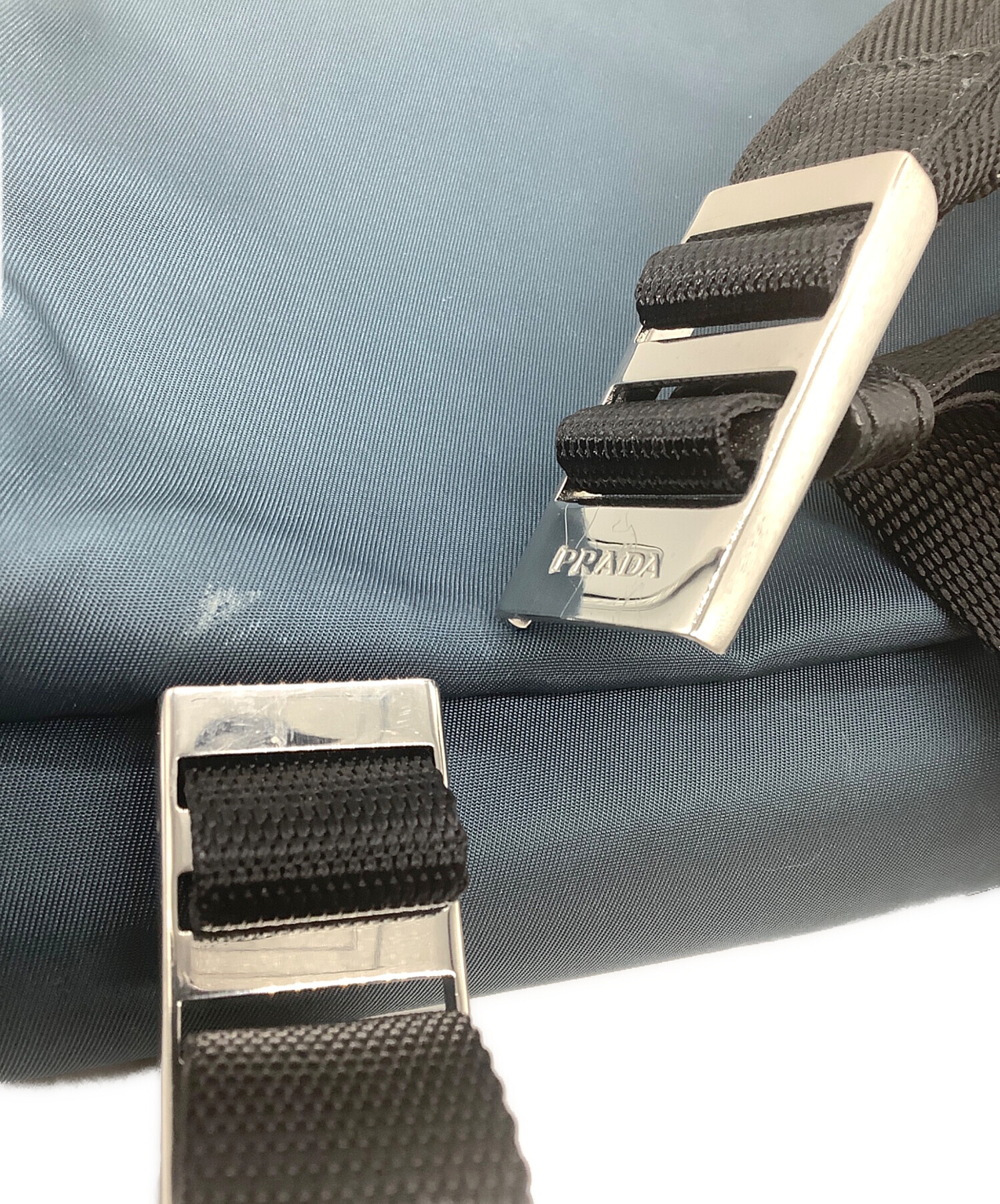 中古・古着通販】PRADA (プラダ) TESSUTO MONTAGNA ネイビー×ブラック 