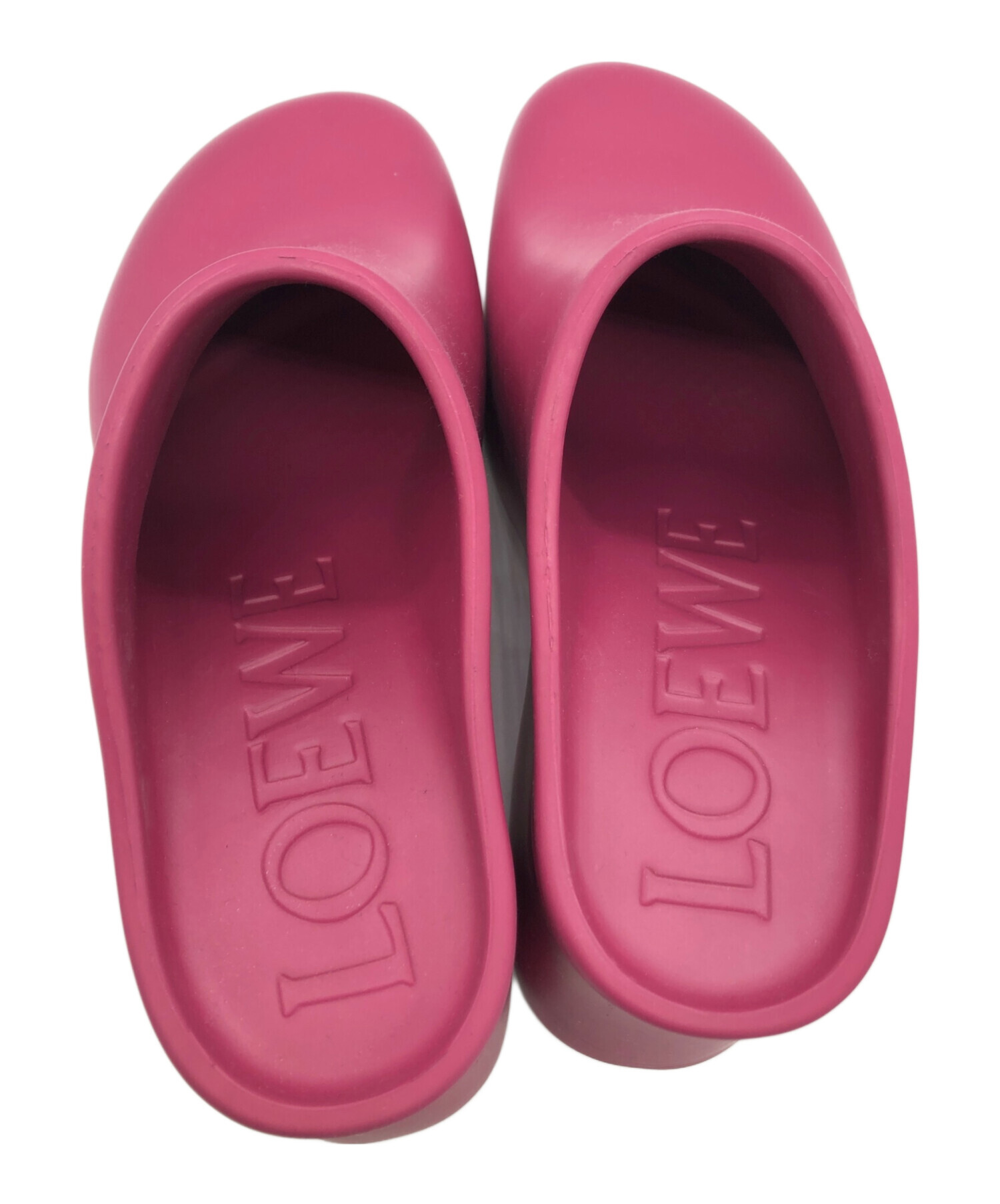 中古・古着通販】LOEWE (ロエベ) テラ フォーム クロッグ ピンク