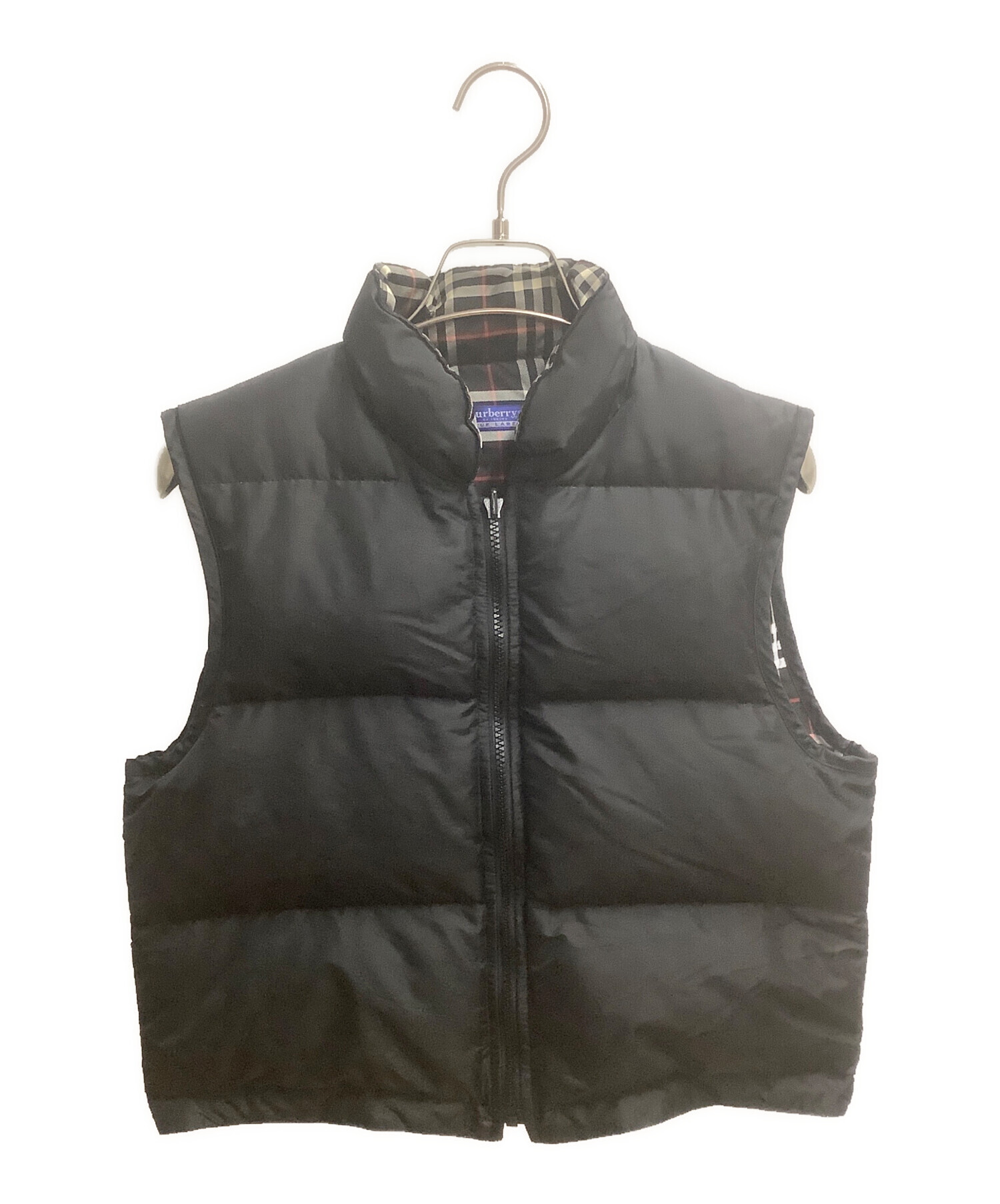 Burberry Blue Label フード付きダウンベスト 38 Burberry BLUE LABELS