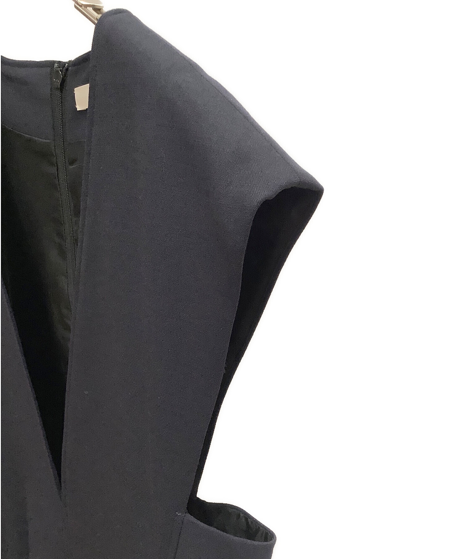 中古・古着通販】LOHEN (ローヘン) ノースリーブスイッチVワンピース