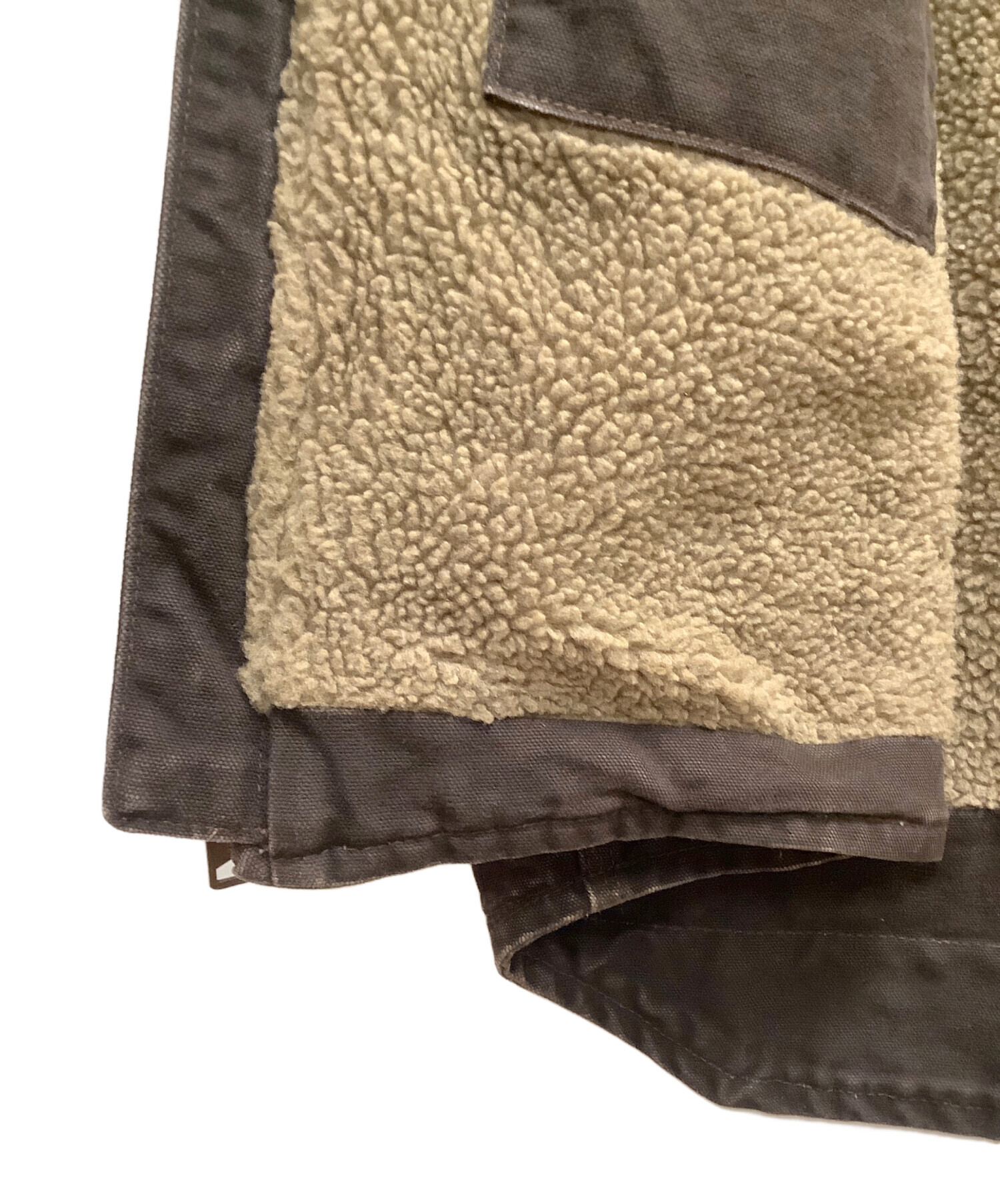 中古・古着通販】CarHartt (カーハート) ボアダックベスト ブラウン