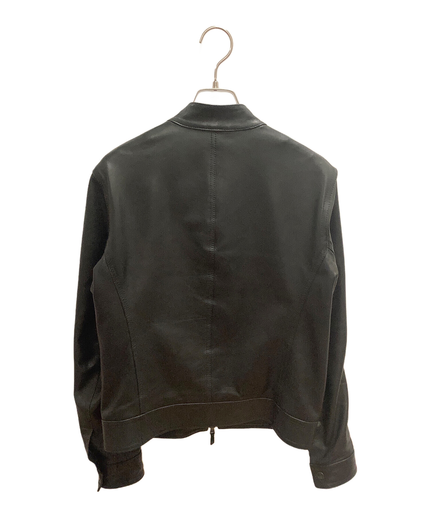 中古・古着通販】EMMETI (エンメティ) レザーシングルライダース 