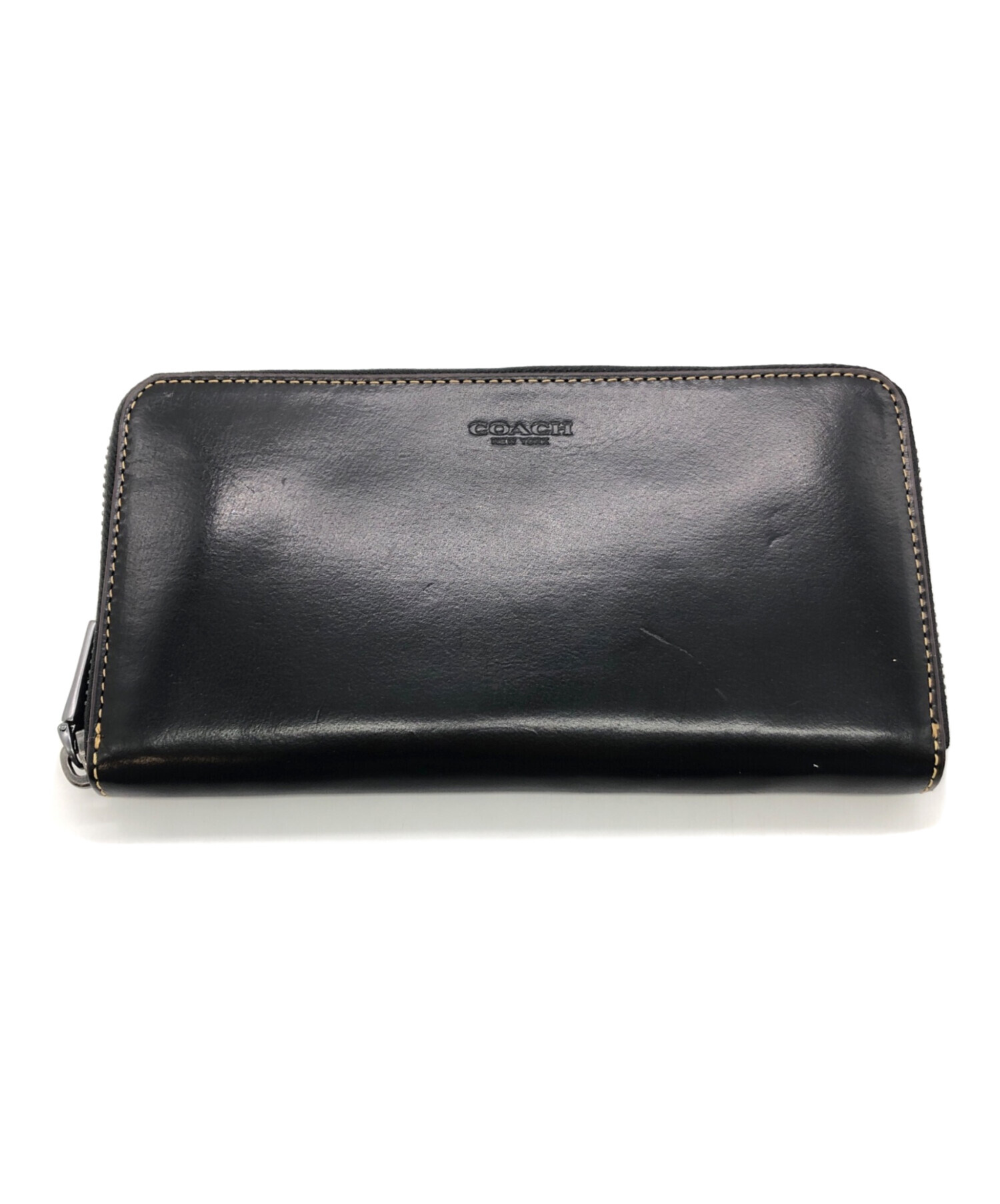 中古・古着通販】COACH (コーチ) アコーディオン ウォレット ブラック