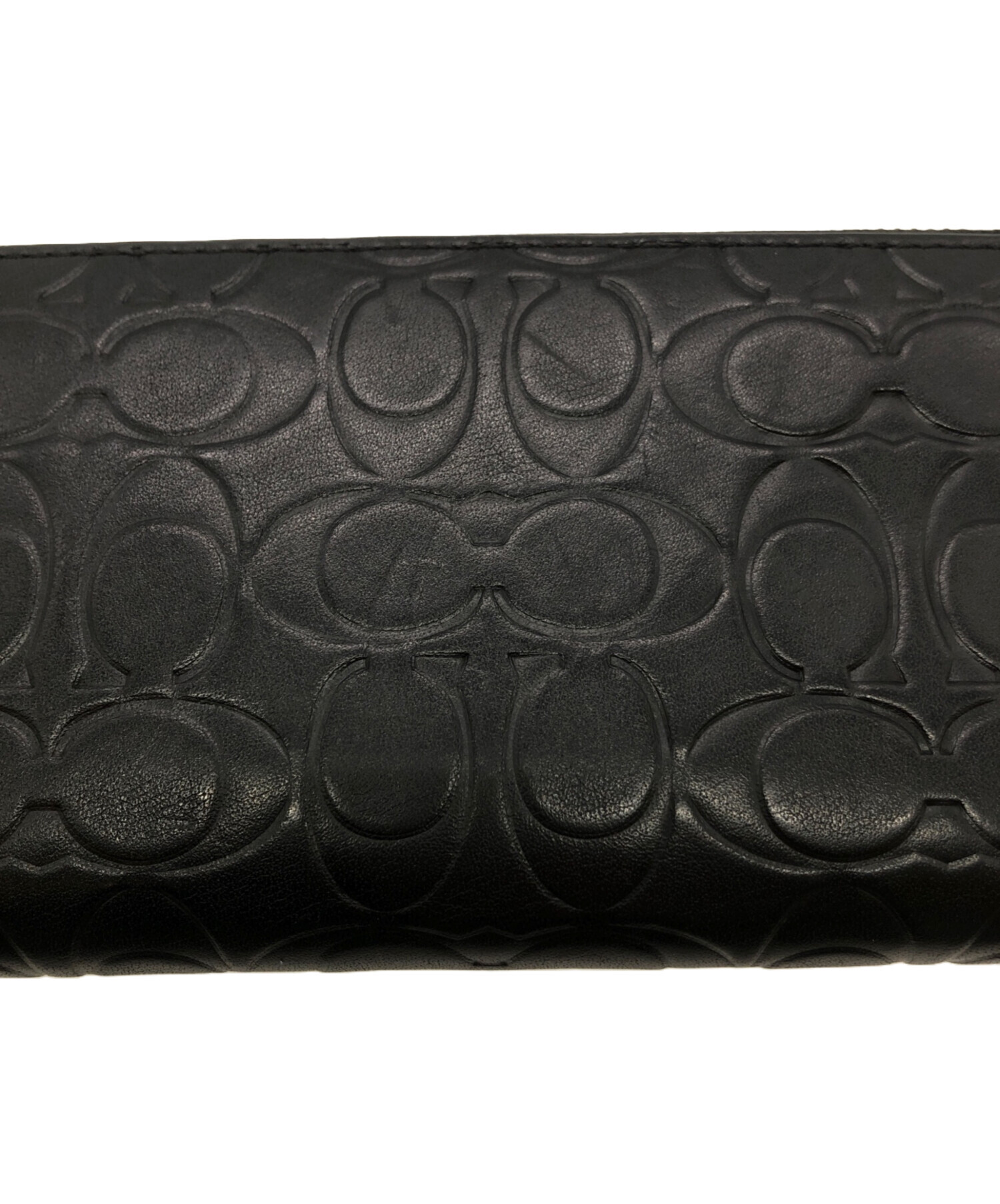中古・古着通販】COACH (コーチ) アコーディオン ウォレット ブラック