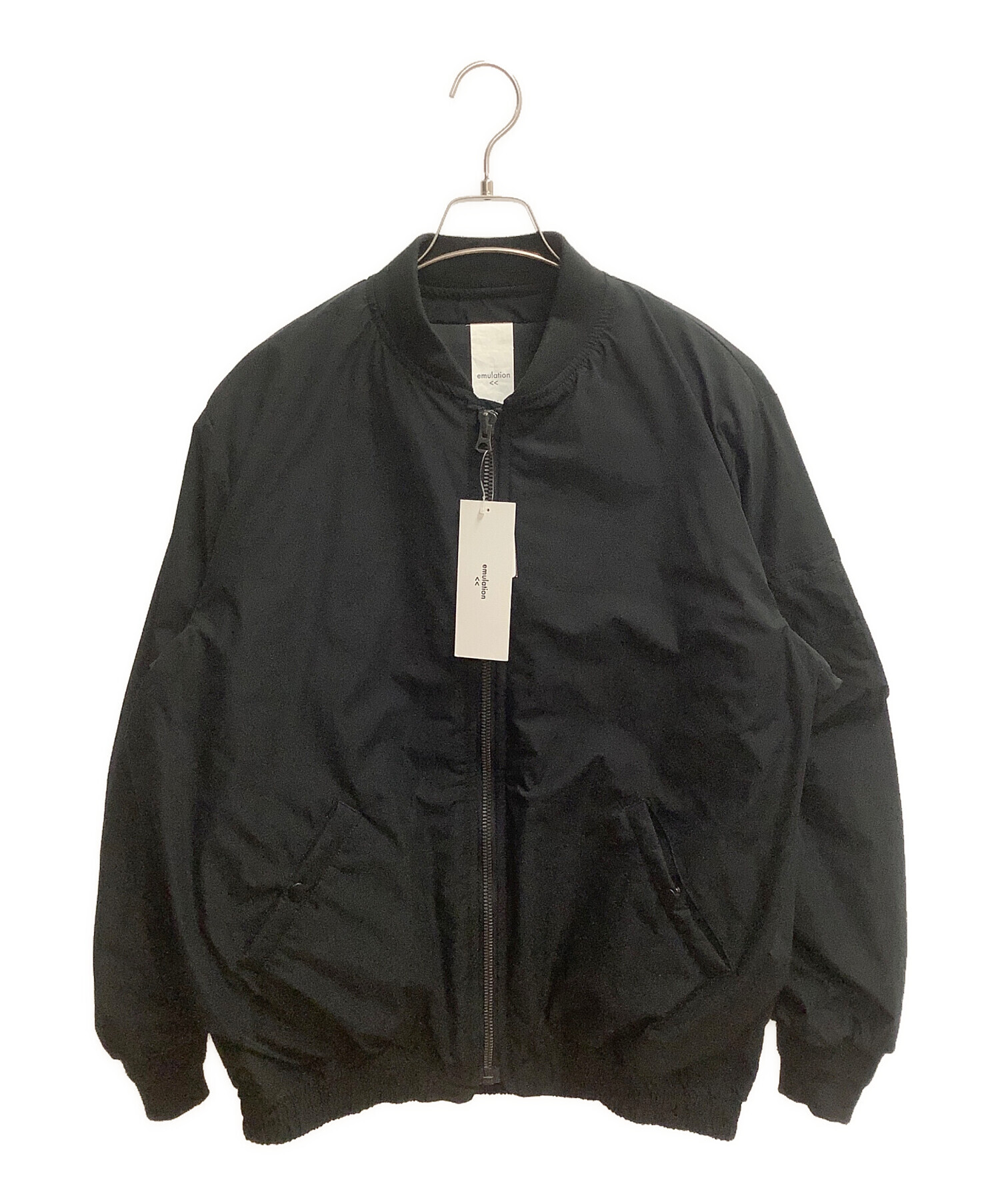 エストネーション　ブラック MA-1ジャケット Mサイズ エストネーション ブラック MA-1ジャケット Mサイズ ESTNATION 黒 MA1