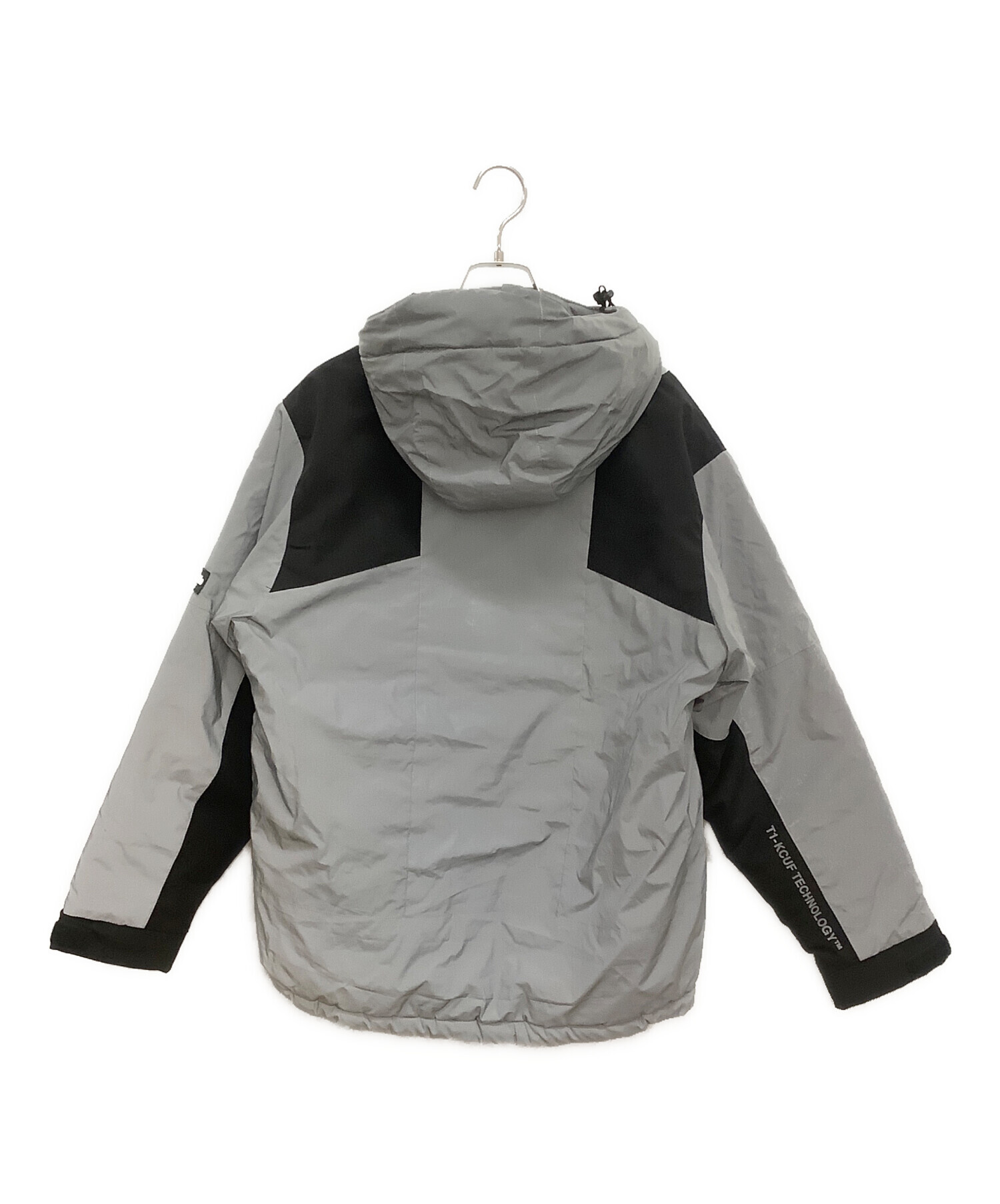 HUF ダウンジャケット グレー Lサイズ HUF X TAION CASCADE PACKABLE 