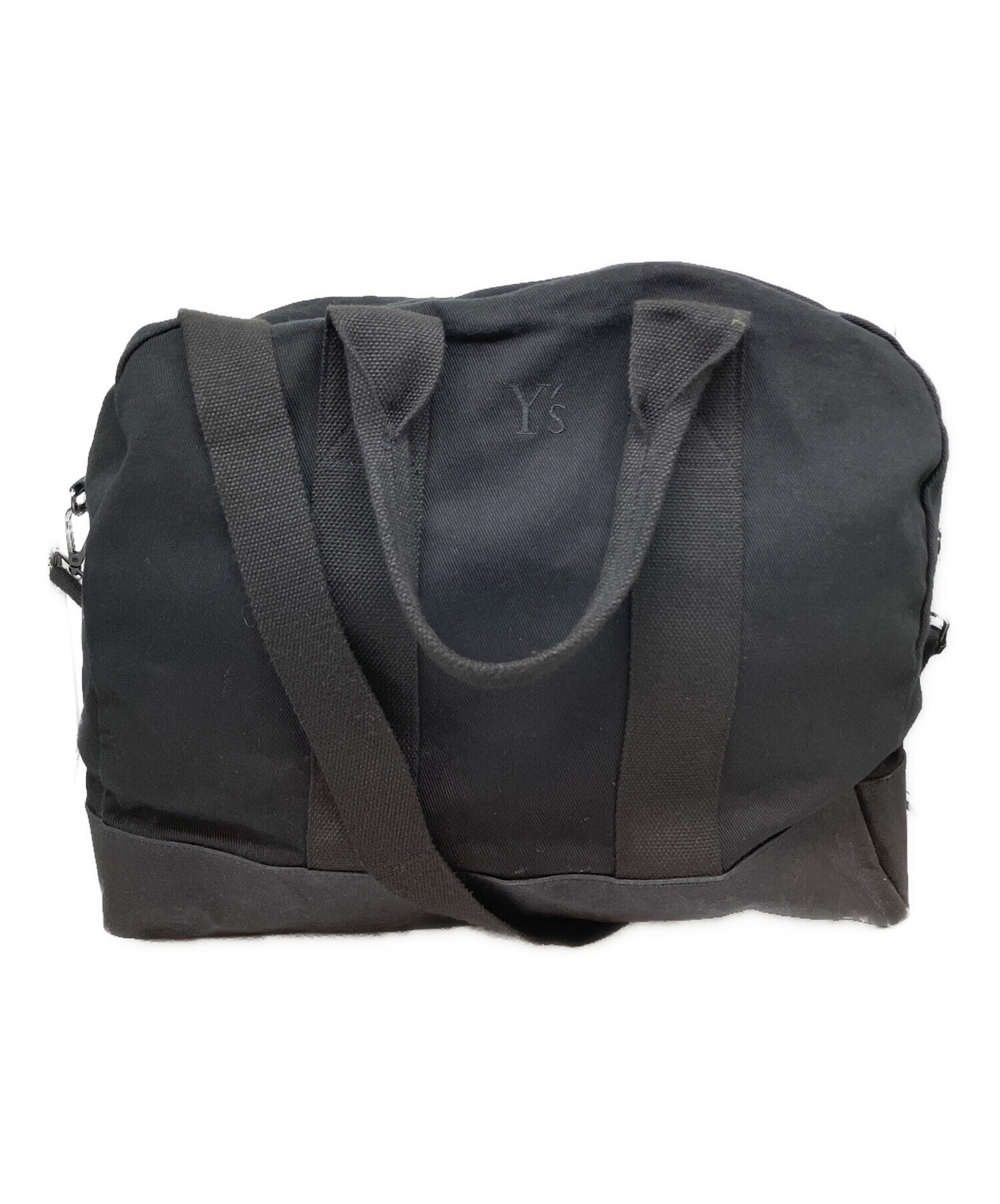 ワイズy'sボストンバッグ牛革お値下げ 中古・古着通販】Y's (ワイズ) キャンバスコンビボストンバッグ