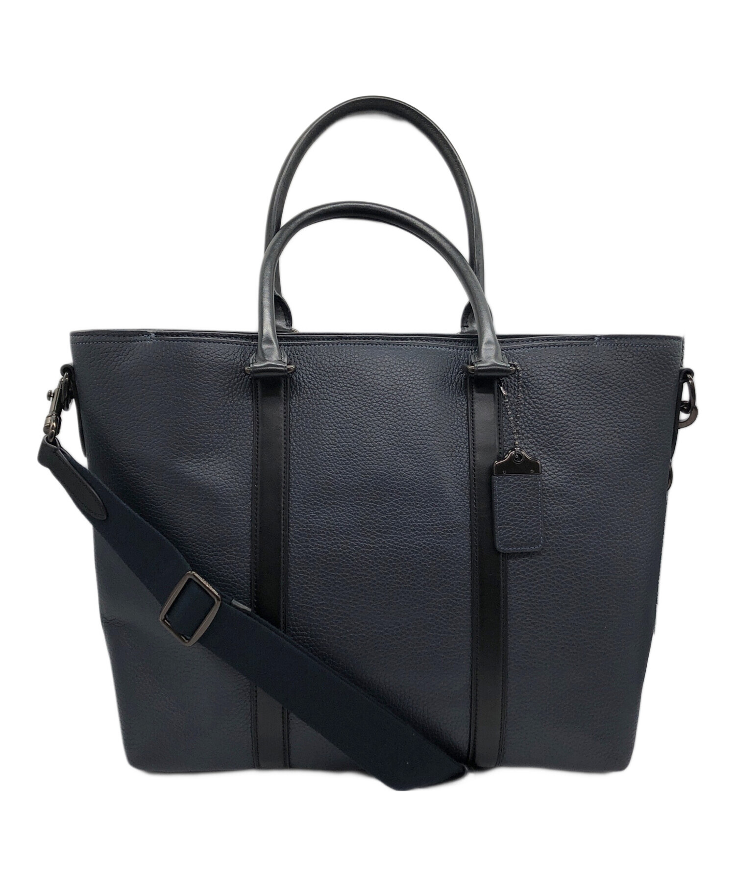 中古・古着通販】COACH (コーチ) メトロポリタン トート ネイビー 