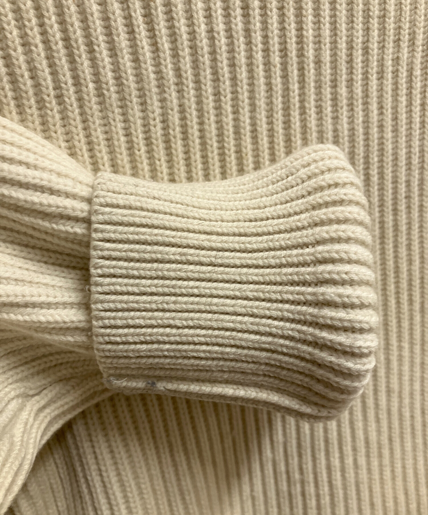 中古・古着通販】AURALEE (オーラリー) 畦編みクルーネックニット