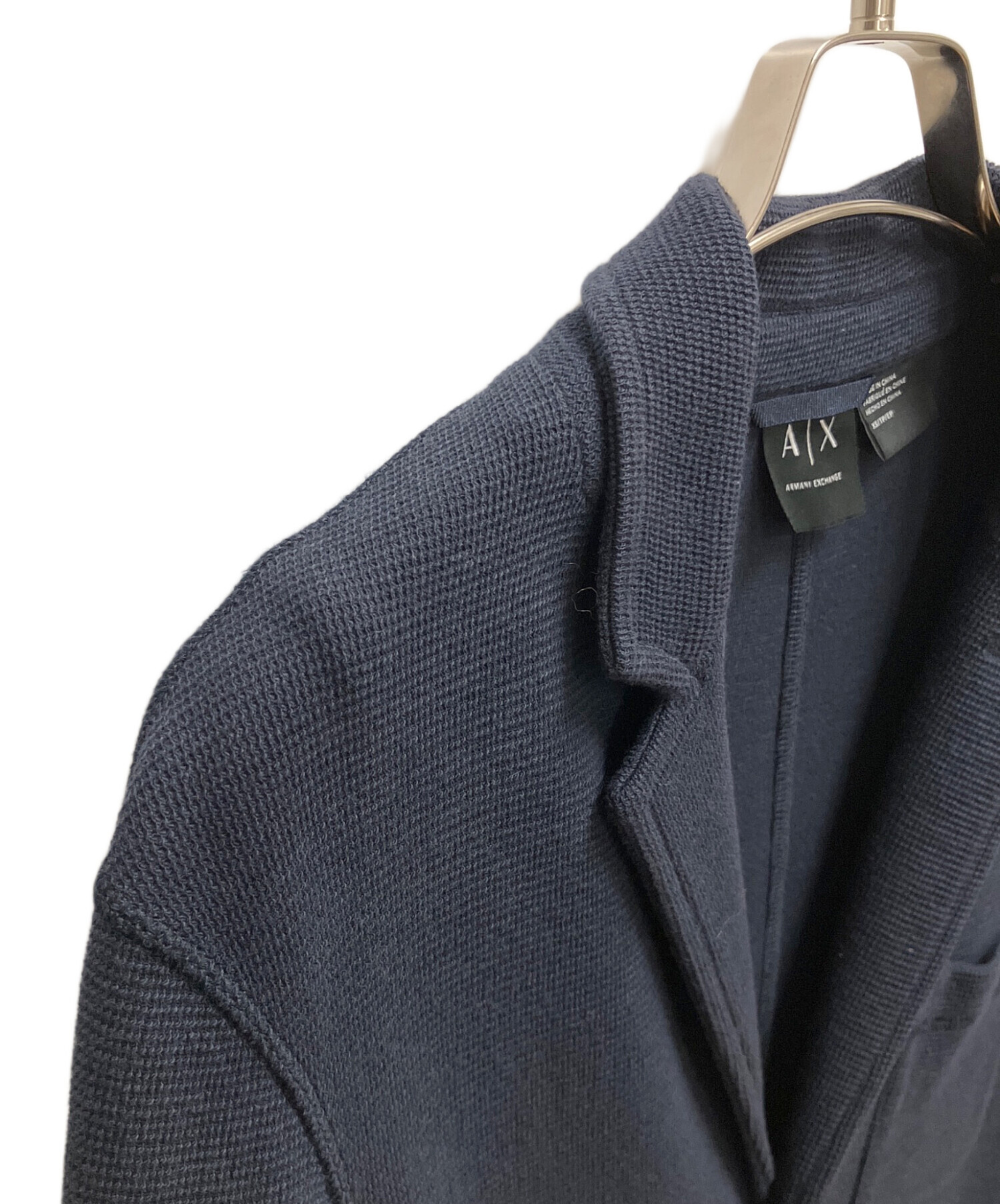 Armani Exchange ダークブルー テーラードジャケット Armani Exchange ダークブルー テーラードジャケット ARMANI EXCHANGE