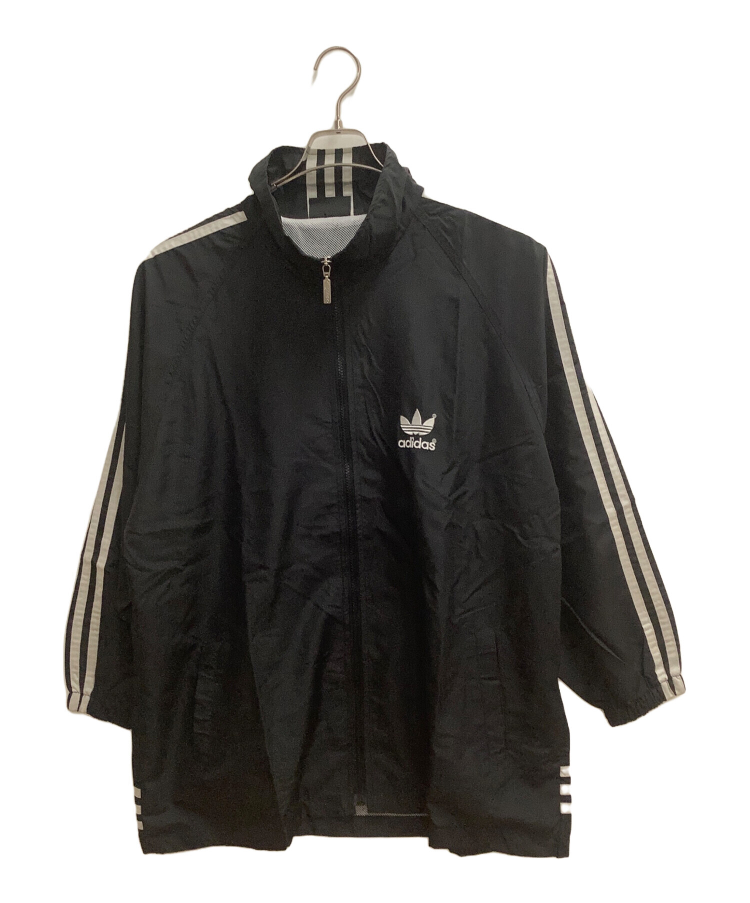 中古・古着通販】adidas (アディダス) ナイロンジャケット ブラック 