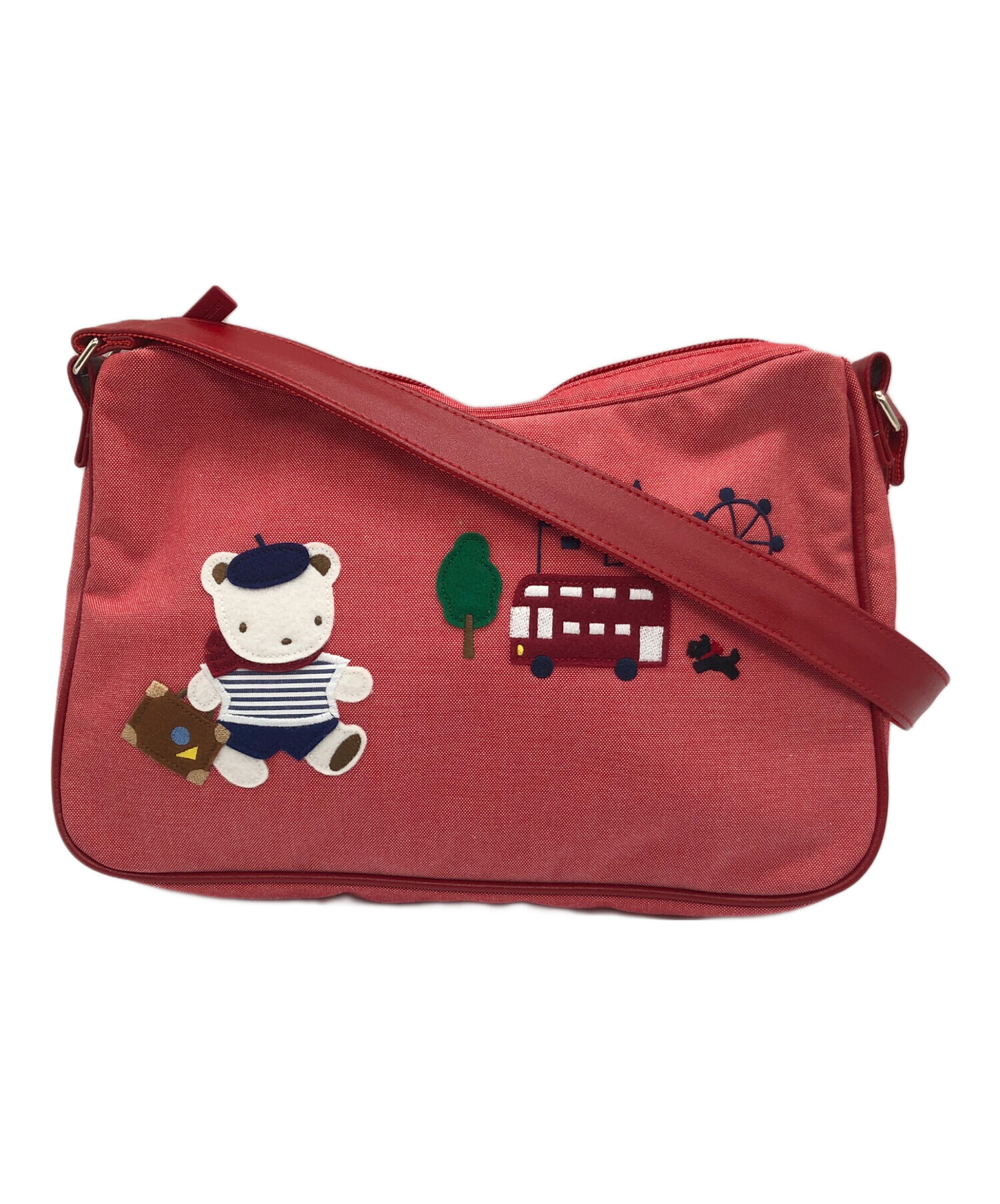中古・古着通販】familiar (ファミリア) ショルダーバッグ ピンク 