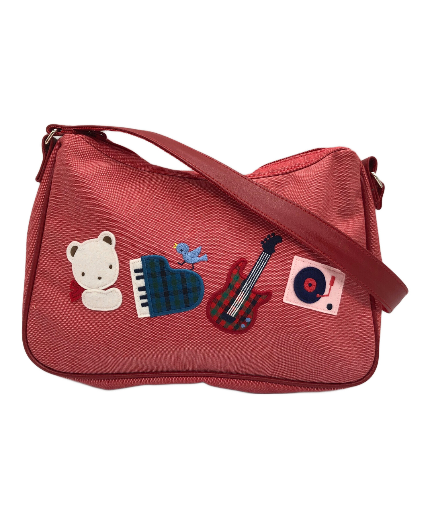 中古・古着通販】familiar (ファミリア) ショルダーバッグ ピンク