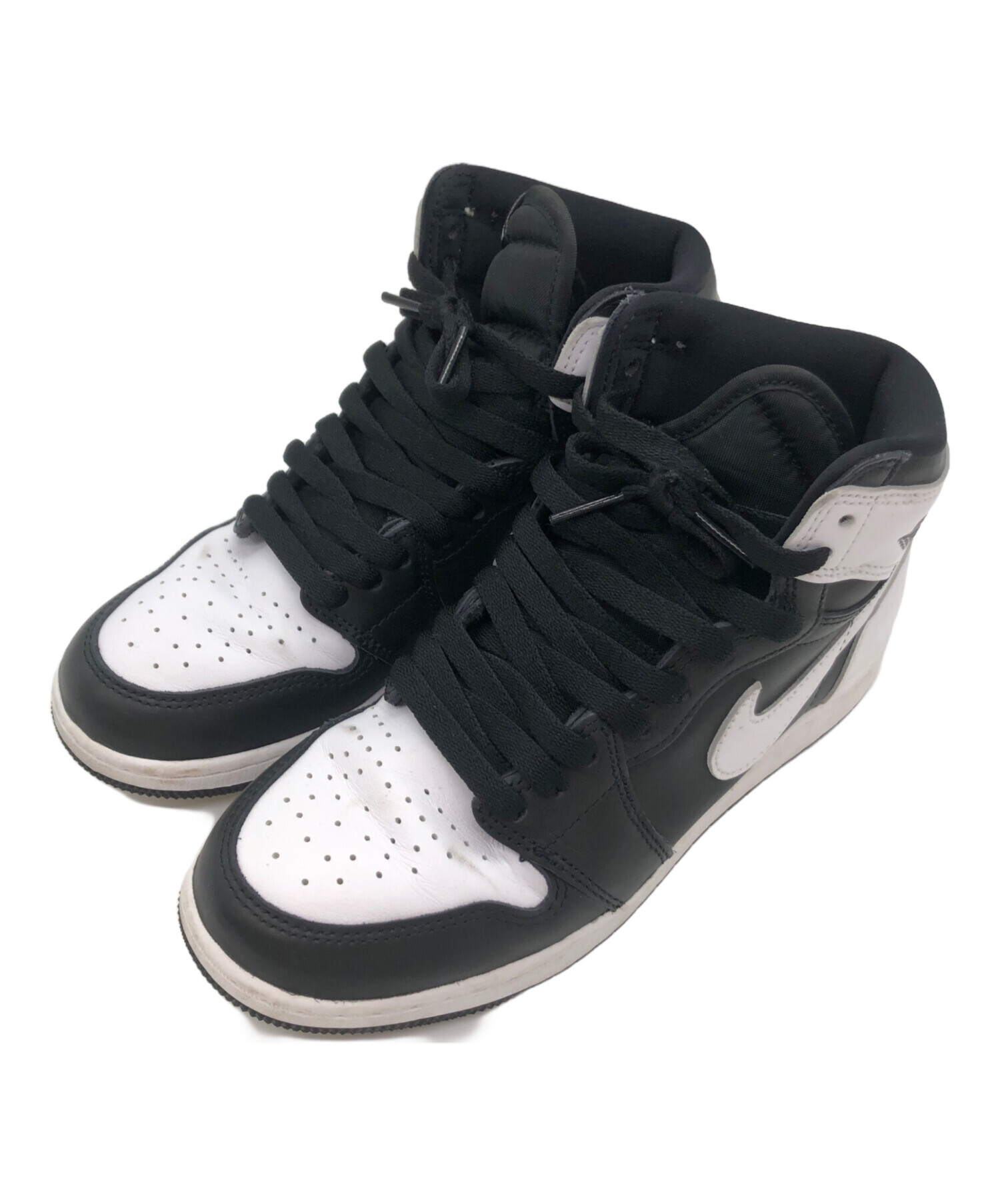 中古・古着通販】NIKE (ナイキ) AIR JORDAN 1 RETRO HIGH OG ブラック 