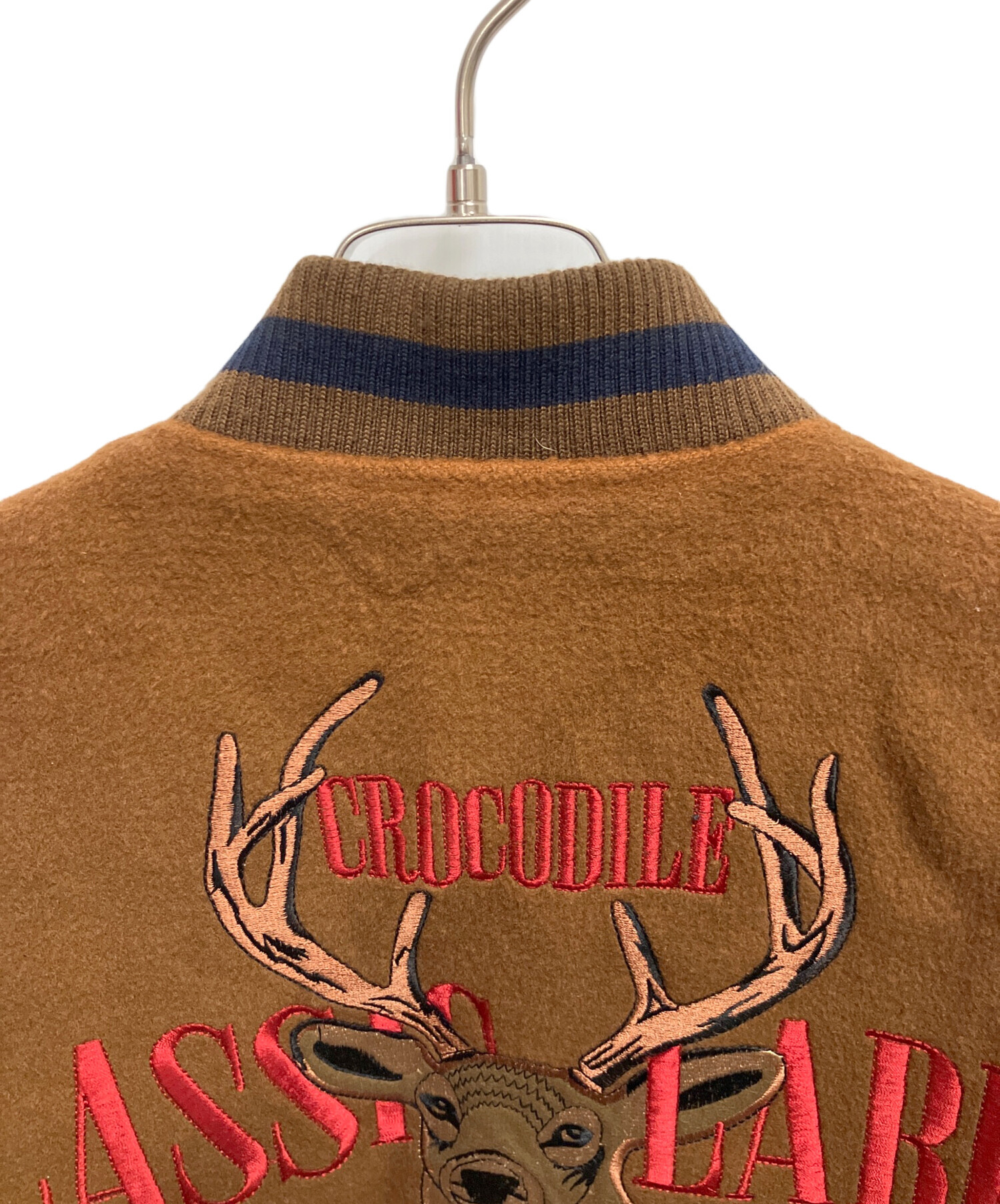 中古・古着通販】CROCODILE (クロコダイル) スタジャン ブラウン 