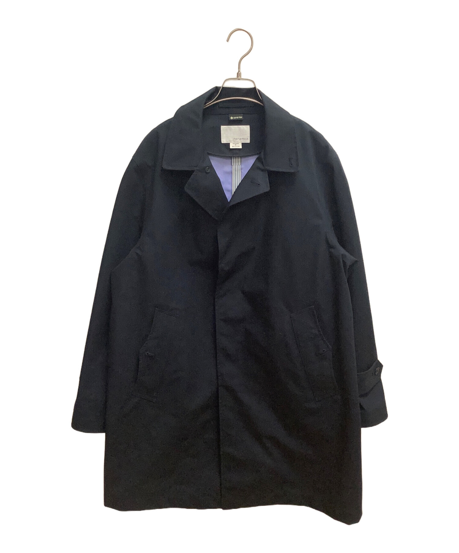 中古・古着通販】nanamica (ナナミカ) ステンカラーコート ブラック 