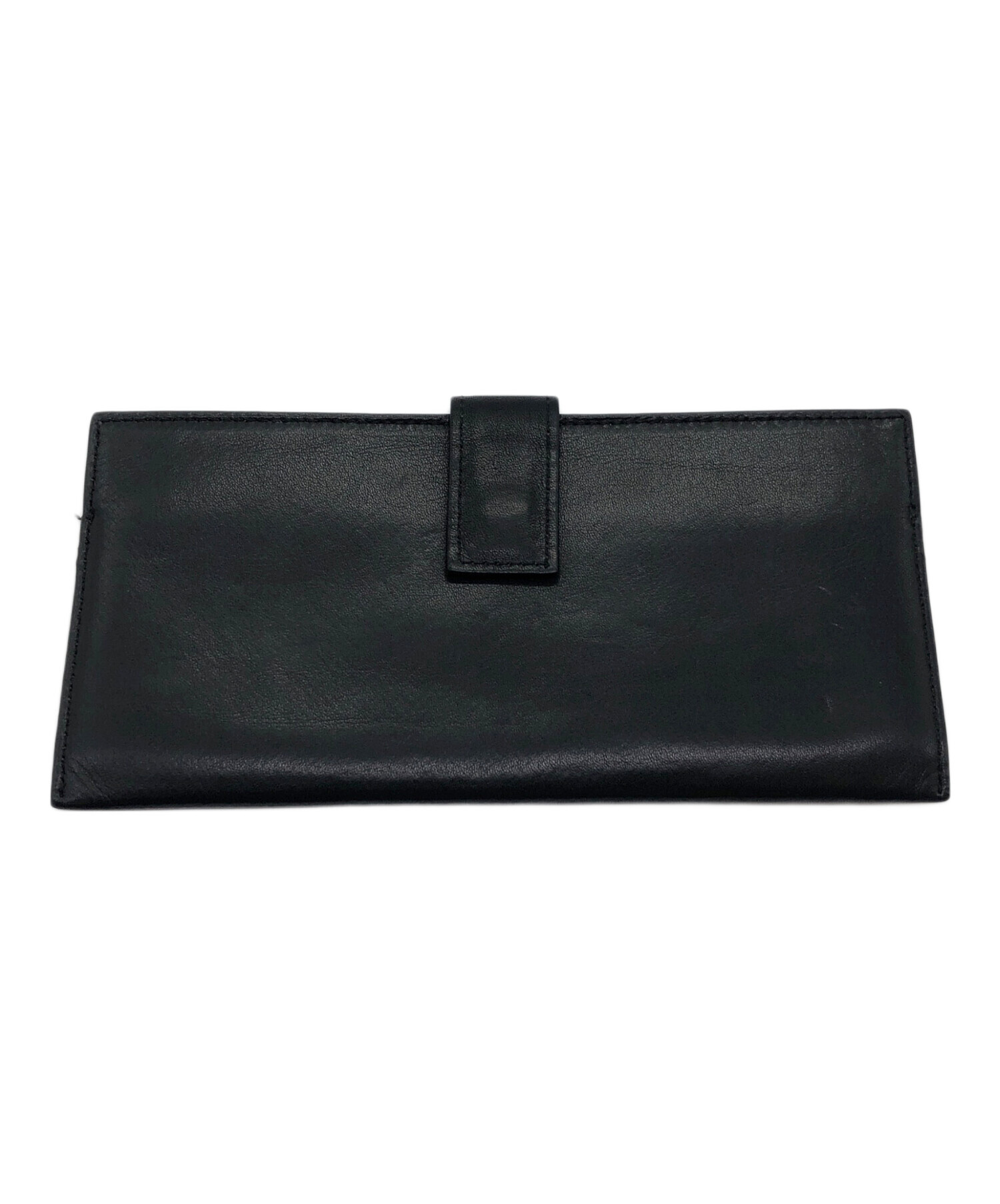 kawa-kawa(カワカワ) 長財布 - 黒 レザー 中古・古着通販】kawa-kawa (カワカワ) レザーウォレット ブラック