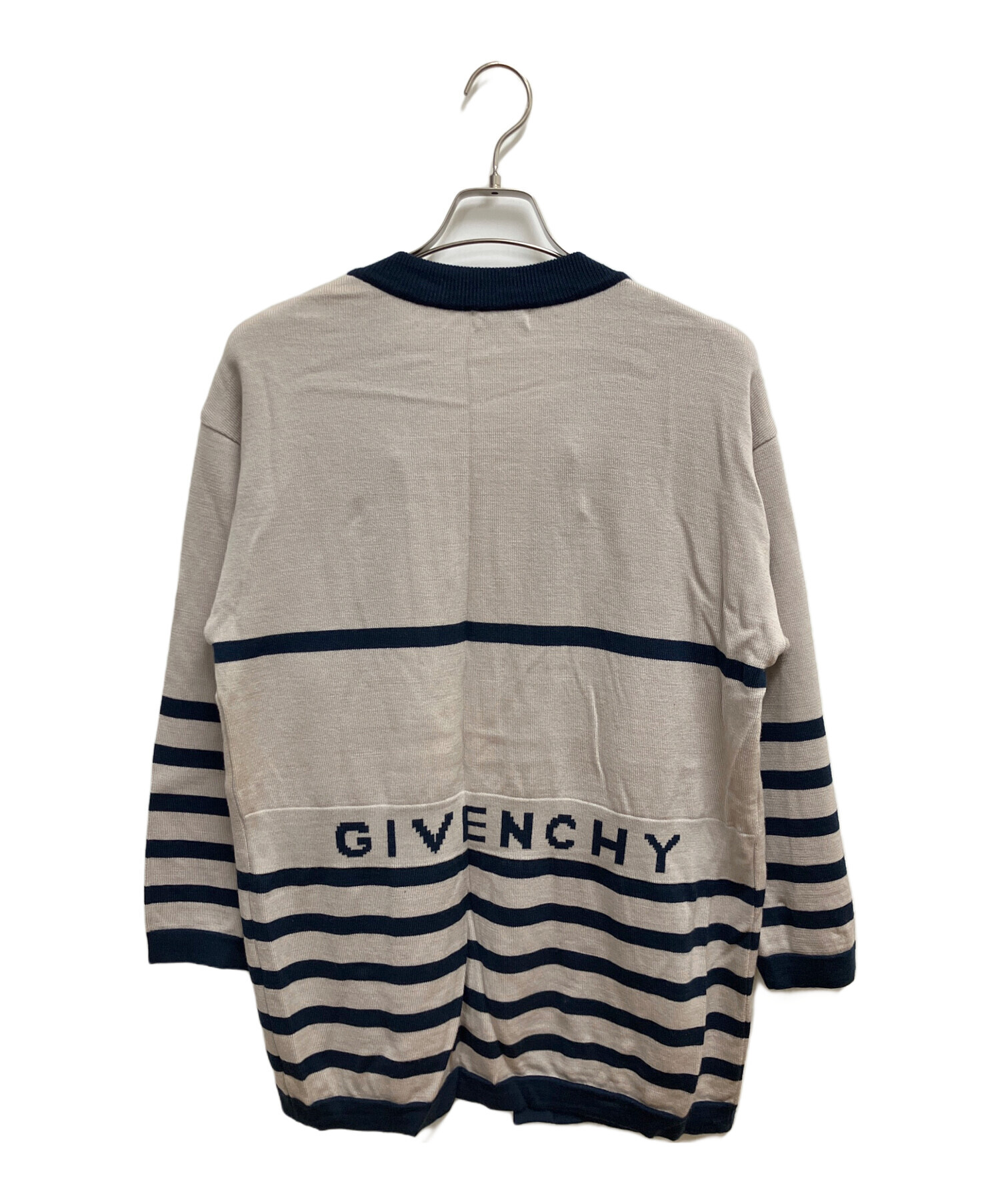 中古・古着通販】GIVENCHY (ジバンシィ) ボーダーカーディガン