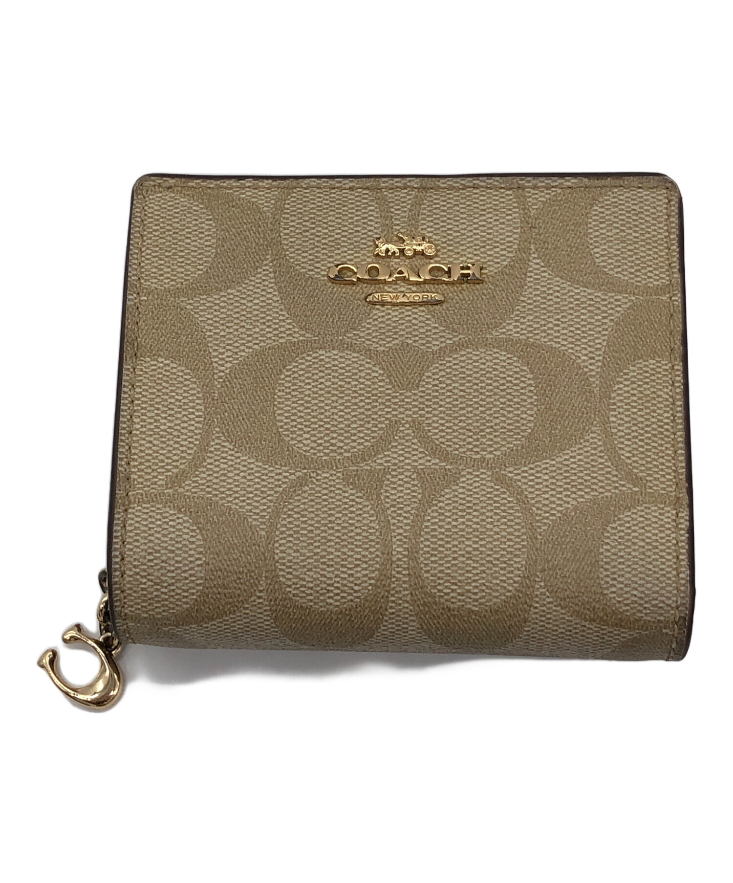 中古・古着通販】COACH (コーチ) スナップ ウォレット シグネチャー 
