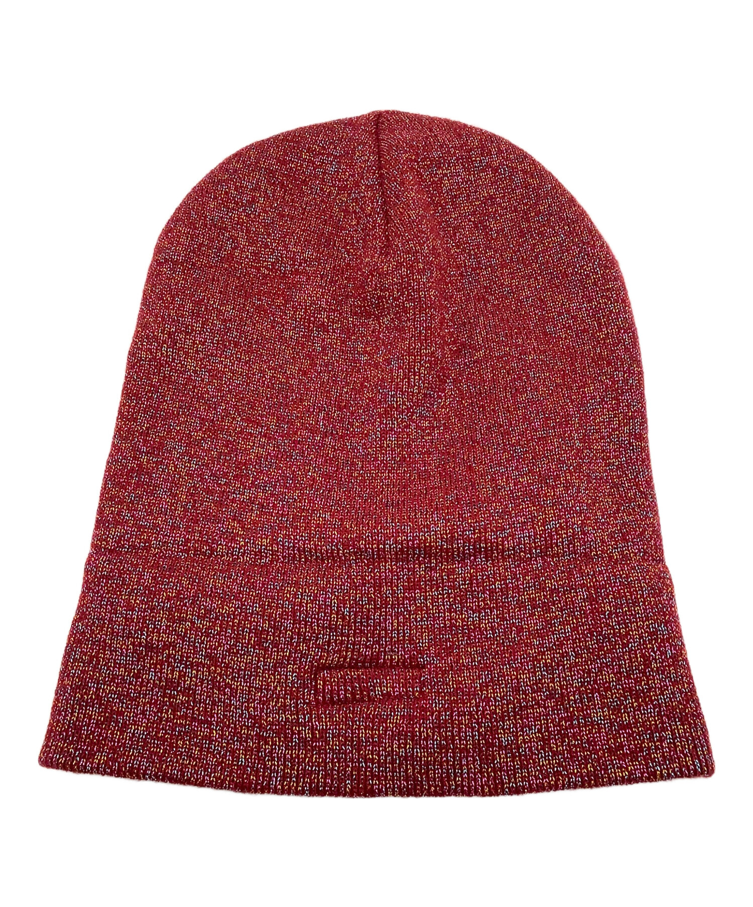 Supreme ニット帽 レッド　ラメ 中古・古着通販】SUPREME (シュプリーム) ニットキャップ レッド