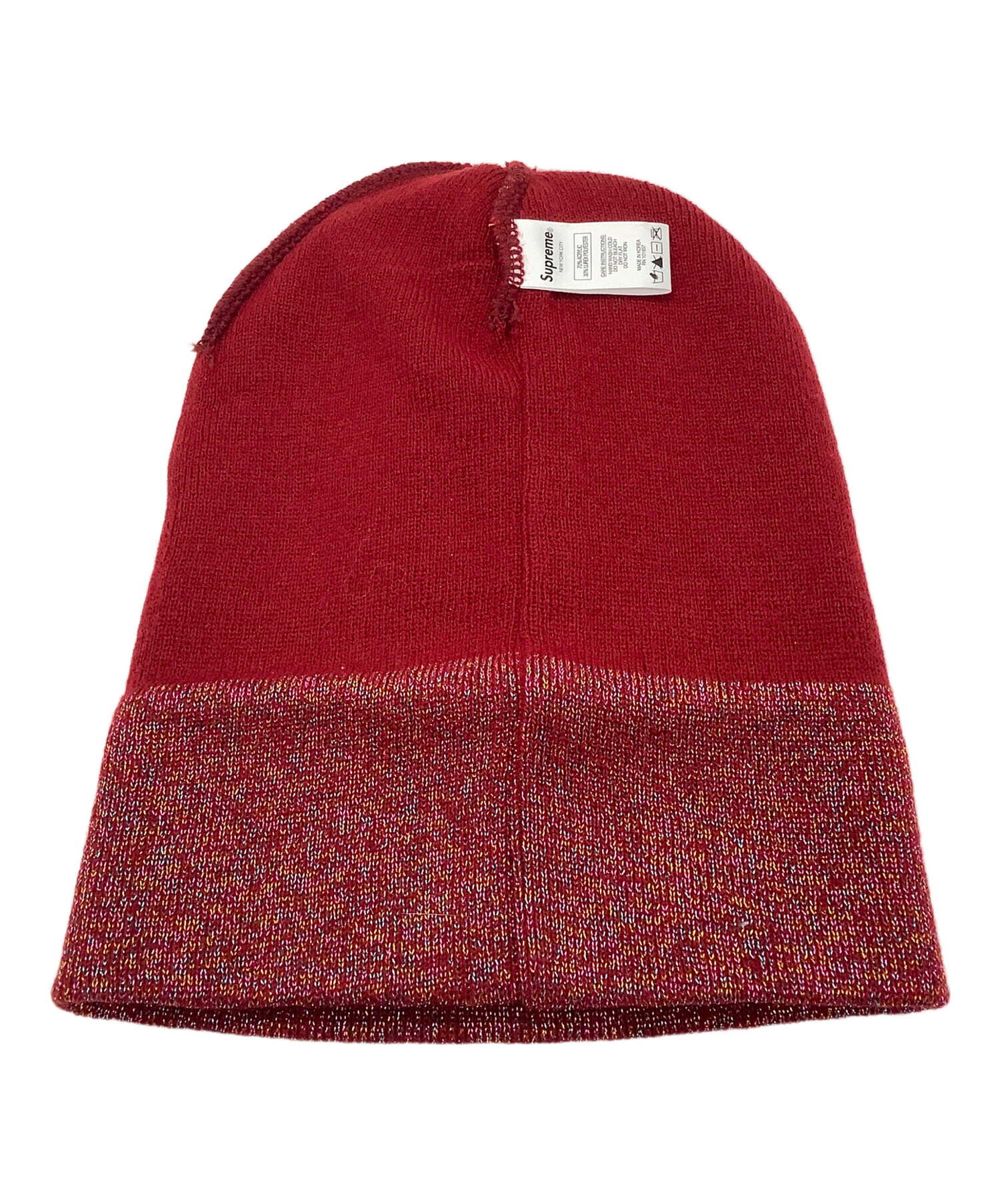 中古・古着通販】SUPREME (シュプリーム) ニットキャップ レッド