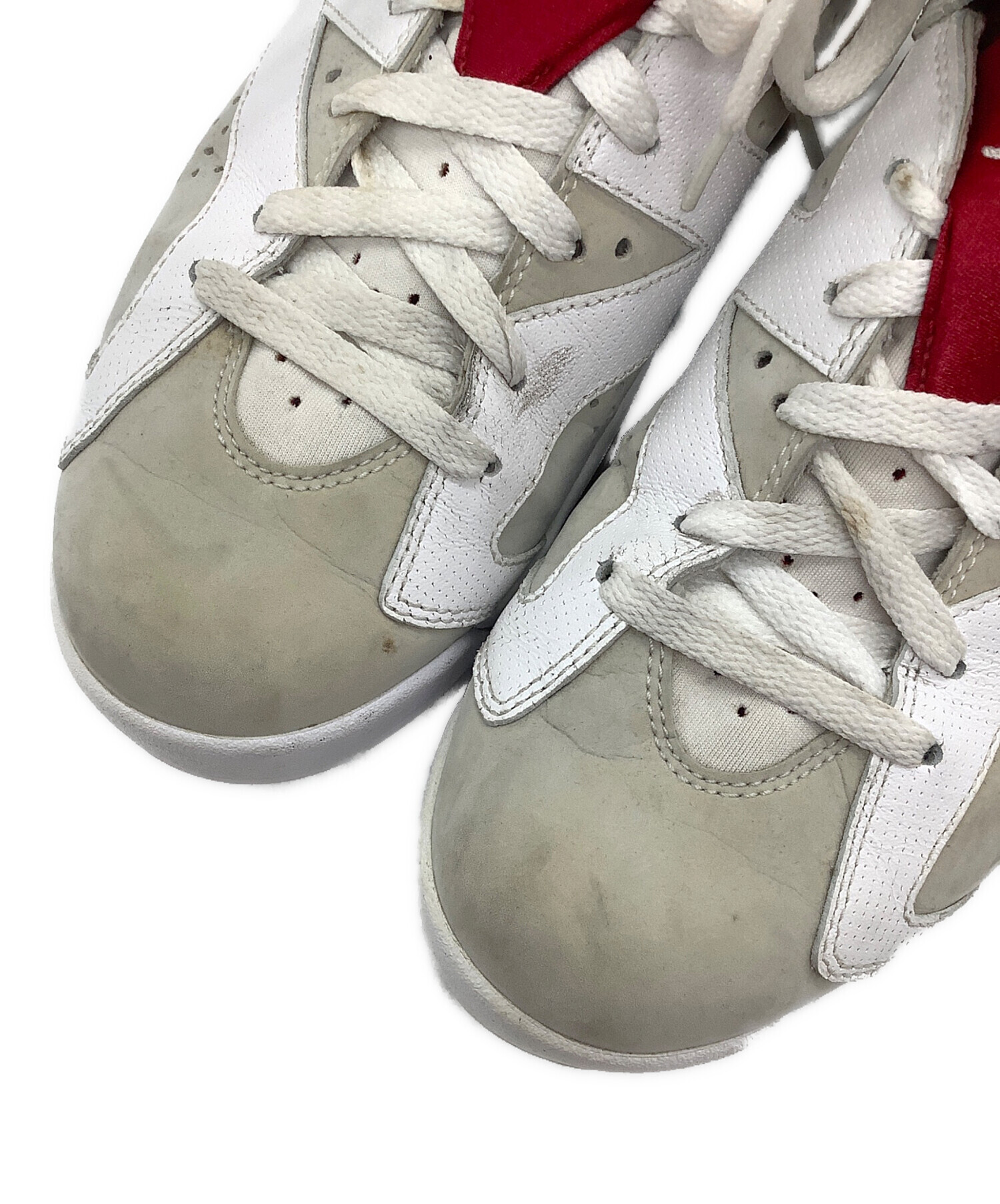 中古・古着通販】NIKE (ナイキ) AIR JORDAN 6 RETRO ホワイト×レッド 