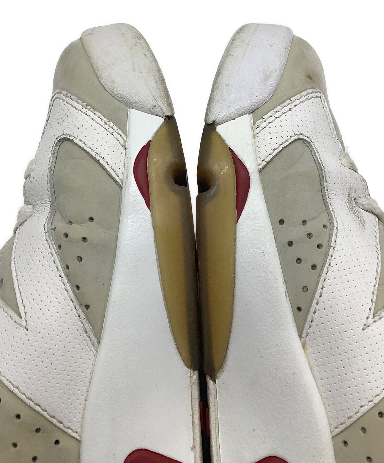 中古・古着通販】NIKE (ナイキ) AIR JORDAN 6 RETRO ホワイト×レッド 