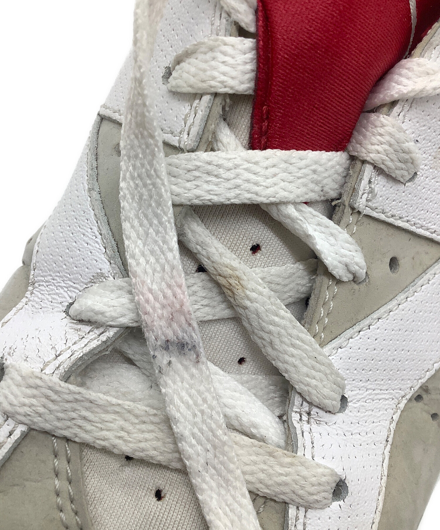 中古・古着通販】NIKE (ナイキ) AIR JORDAN 6 RETRO ホワイト×レッド 