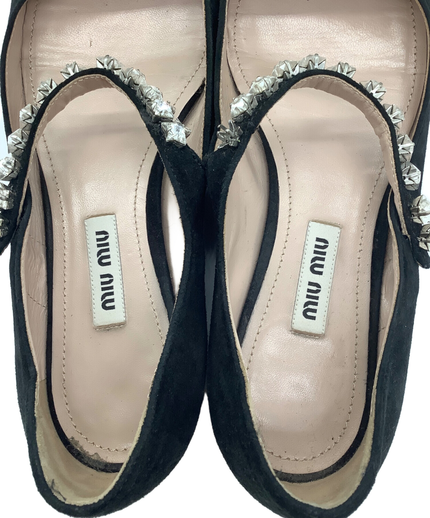 【美品】miumiu ミュウミュウ　パンプス　スエード　スウェード　ヒール 美品】miumiu ミュウミュウ パンプス スエード スウェード ヒール 未