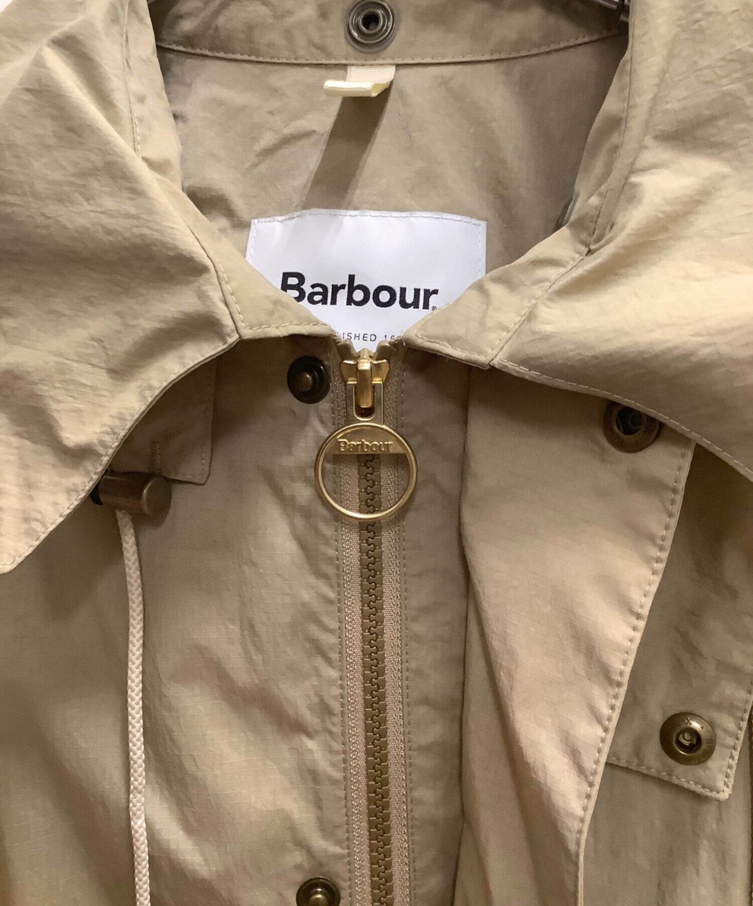 中古・古着通販】Barbour (バブアー) マウンテンパーカー ベージュ