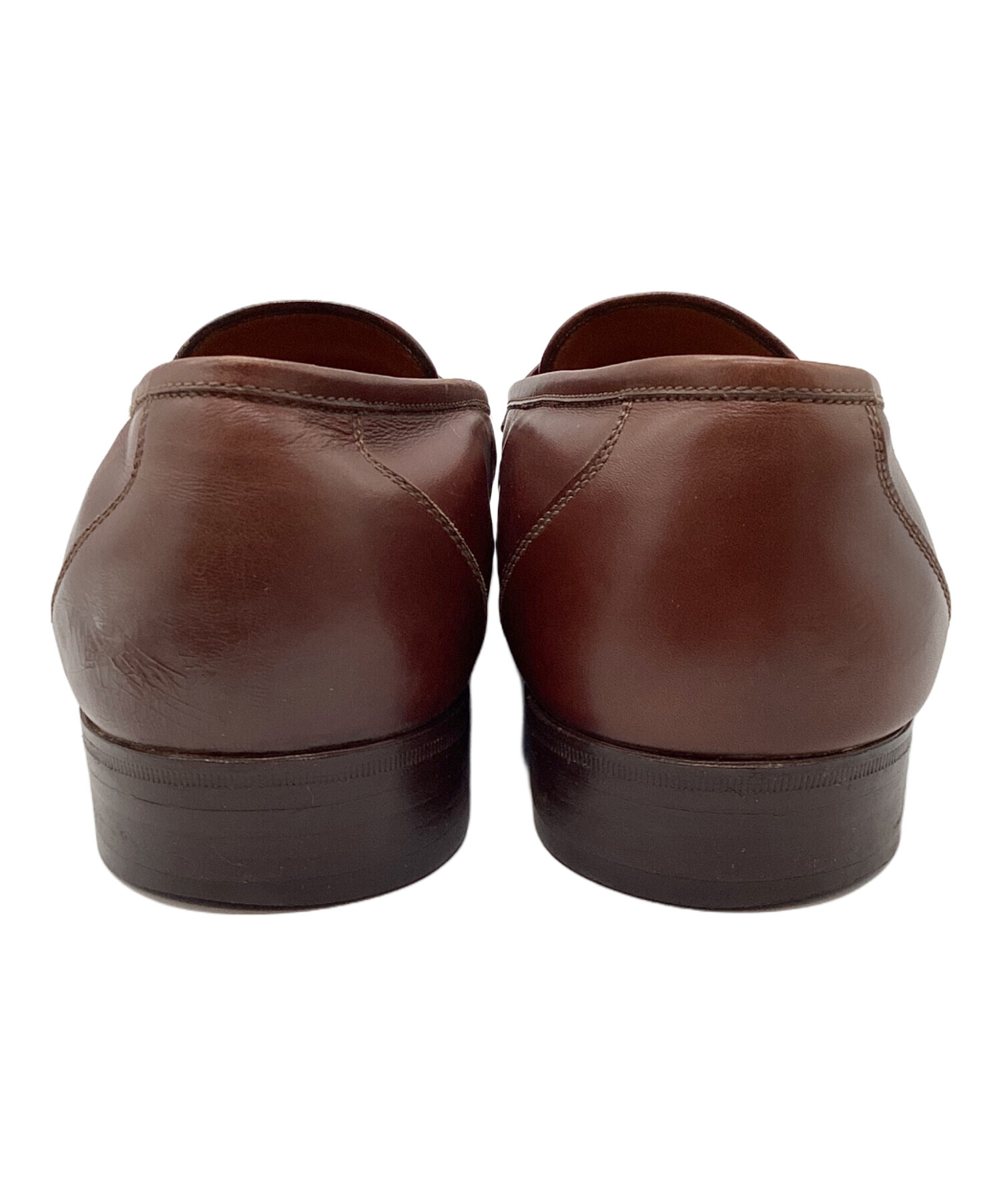 Salvatore Ferragamo ブラウン ローファー 中古・古着通販】Salvatore Ferragamo (サルヴァトーレ フェラガモ