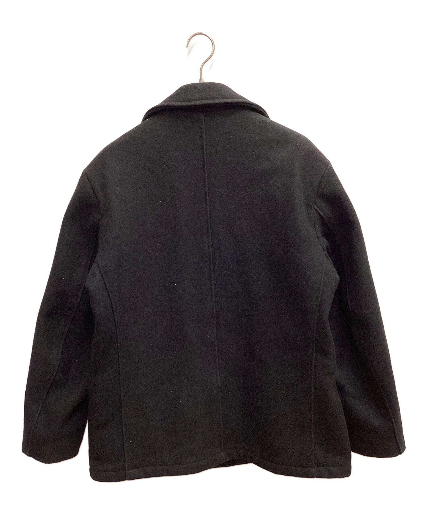 【極美品】Schott ショット ピーコート キルティング ブラック 黒 40 極美品】Schott ショット ピーコート キルティング ブラック 黒